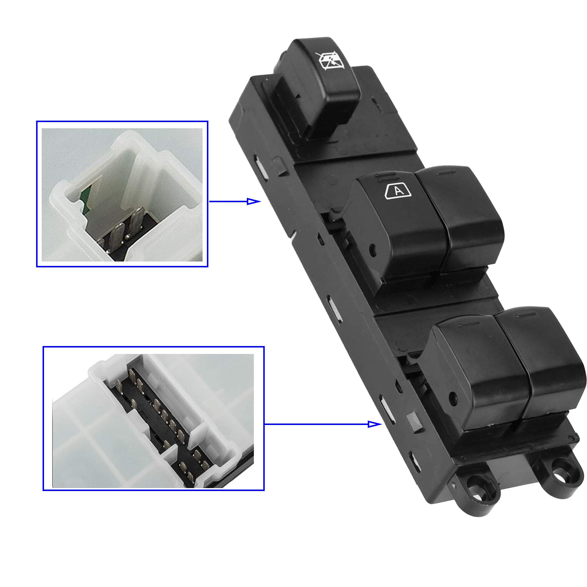 Platine bouton leve vitre avant gauche pour Qashqai Navara Pathfinder PARTSLINE SC56958