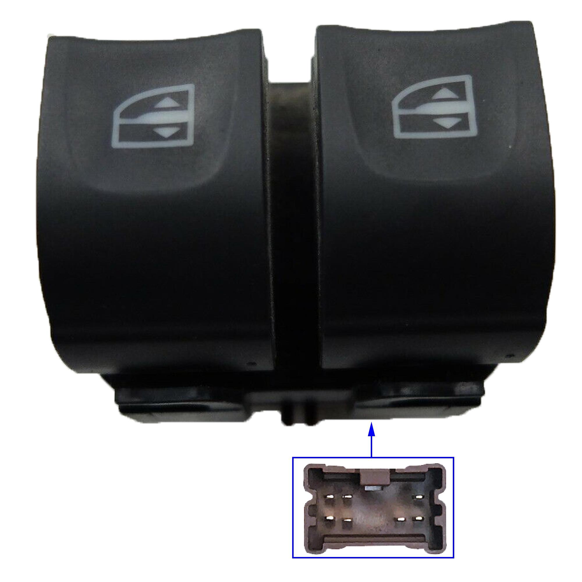 Bouton de lève-vitre avant gauche pour Renault Captur Clio 4 Zoé à partir de 2012 PARTSLINE SC56963