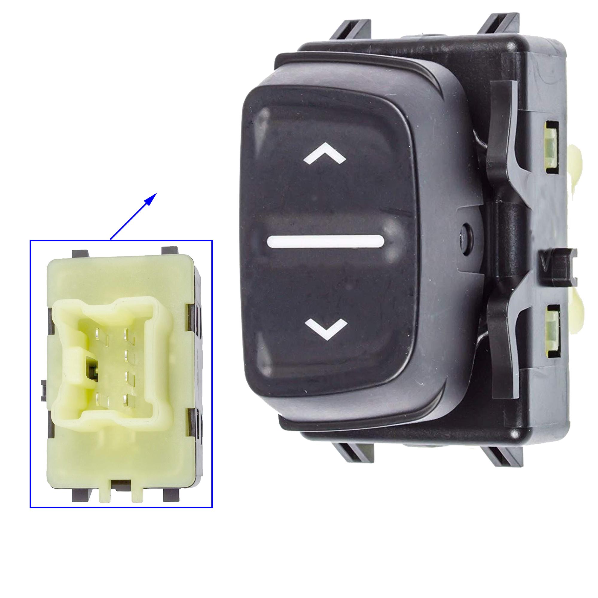Bouton, Interrupteur de lève vitre avant gauche/droit pour Dacia Logan, Sandero PARTSLINE SC56968