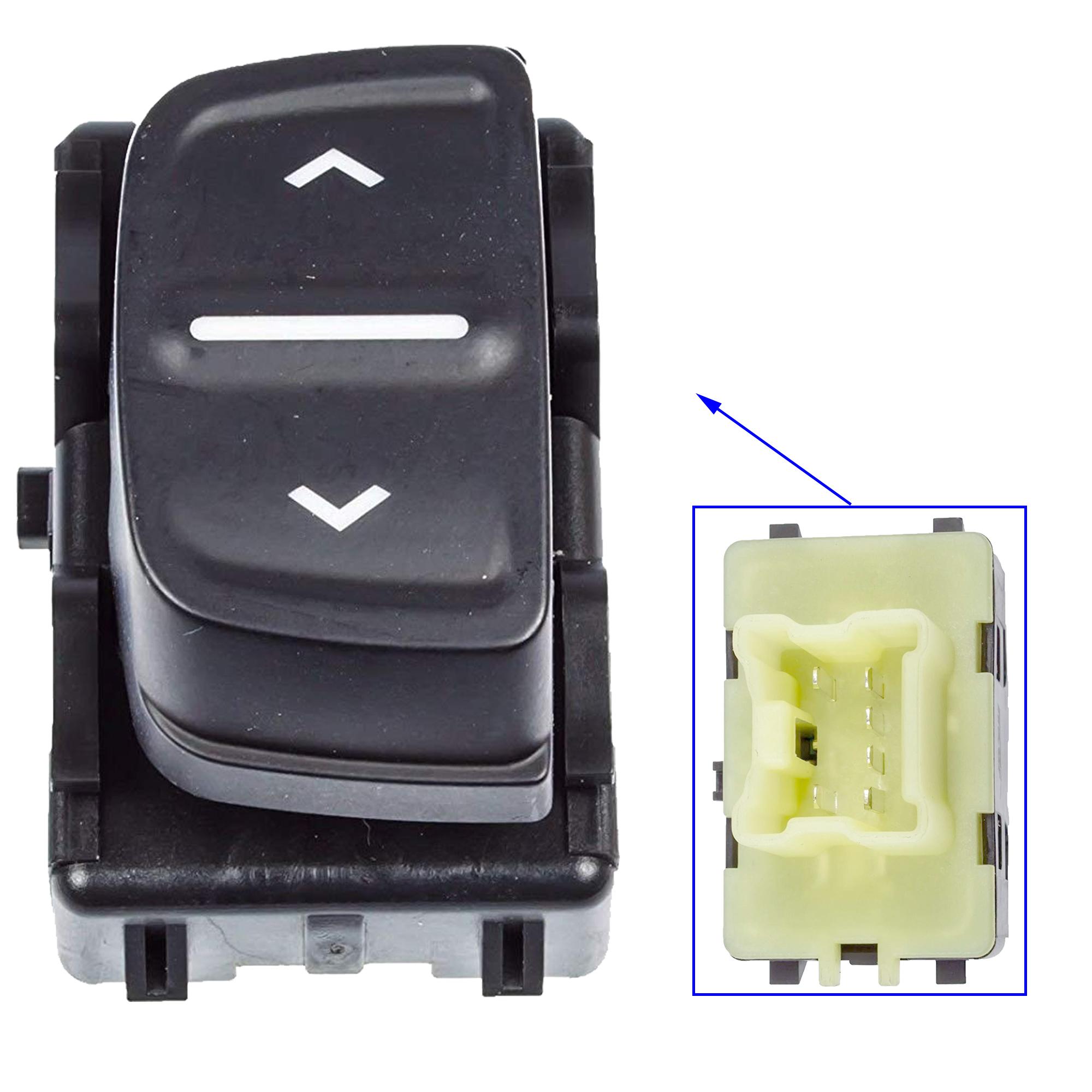 Bouton, Interrupteur de lève vitre avant gauche/droit pour Dacia Logan, Sandero PARTSLINE SC56968