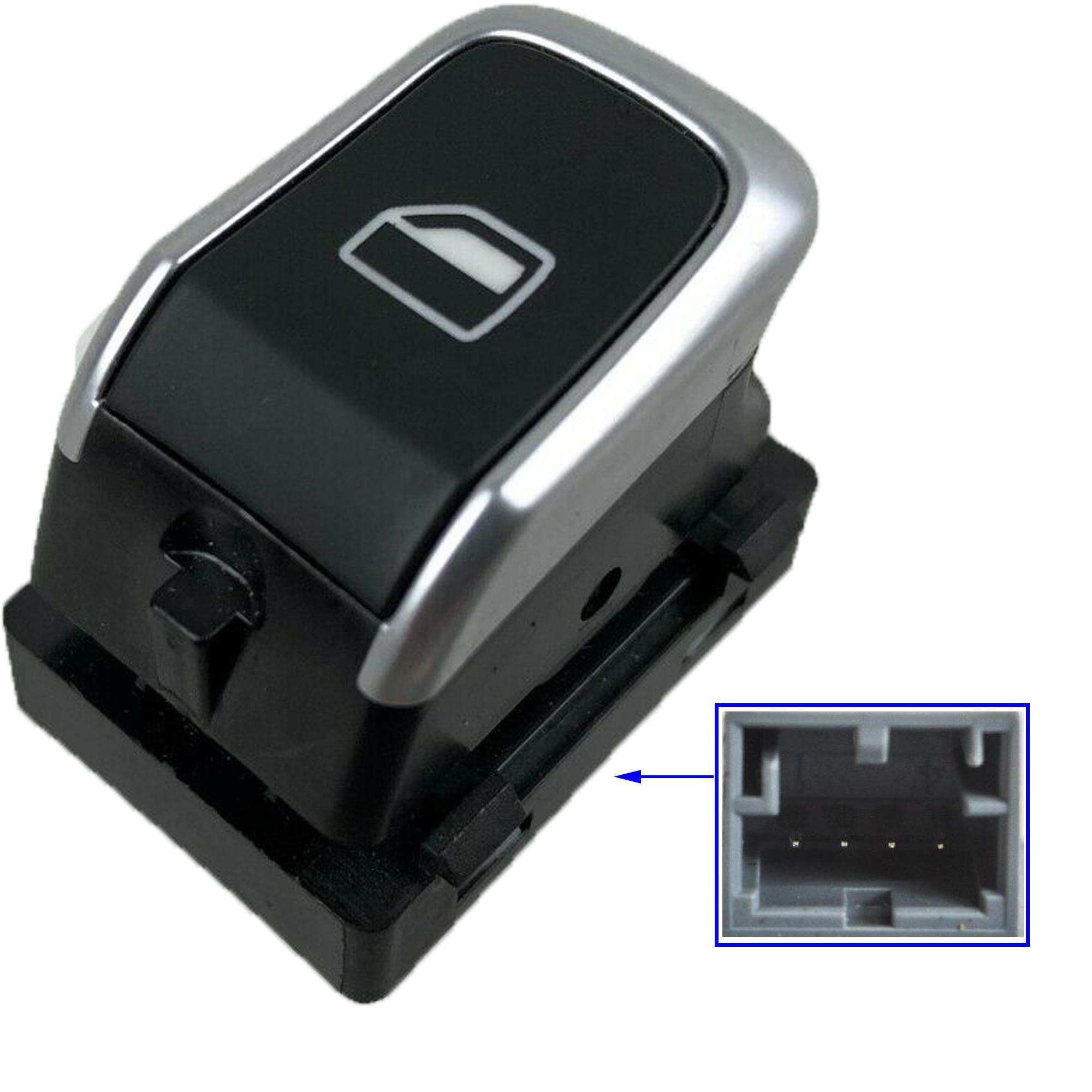 Bouton de lève-vitre avant droit ou arrière gauche ou droit pour Audi PARTSLINE SC57010