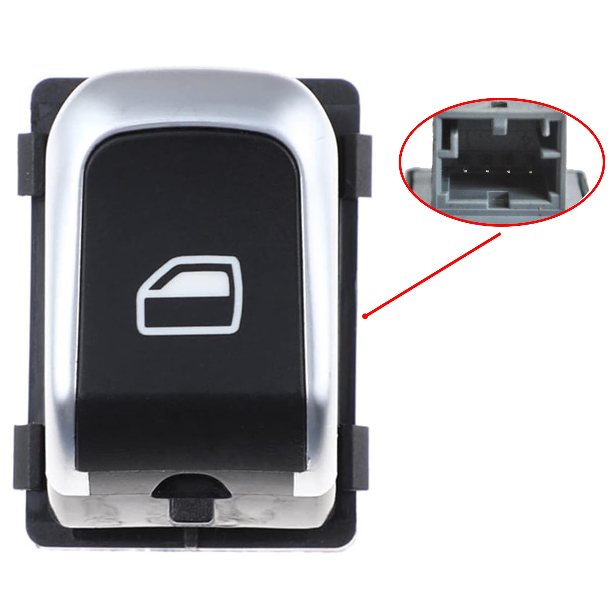 Bouton de lève-vitre avant droit ou arrière gauche ou droit pour Audi PARTSLINE SC57010