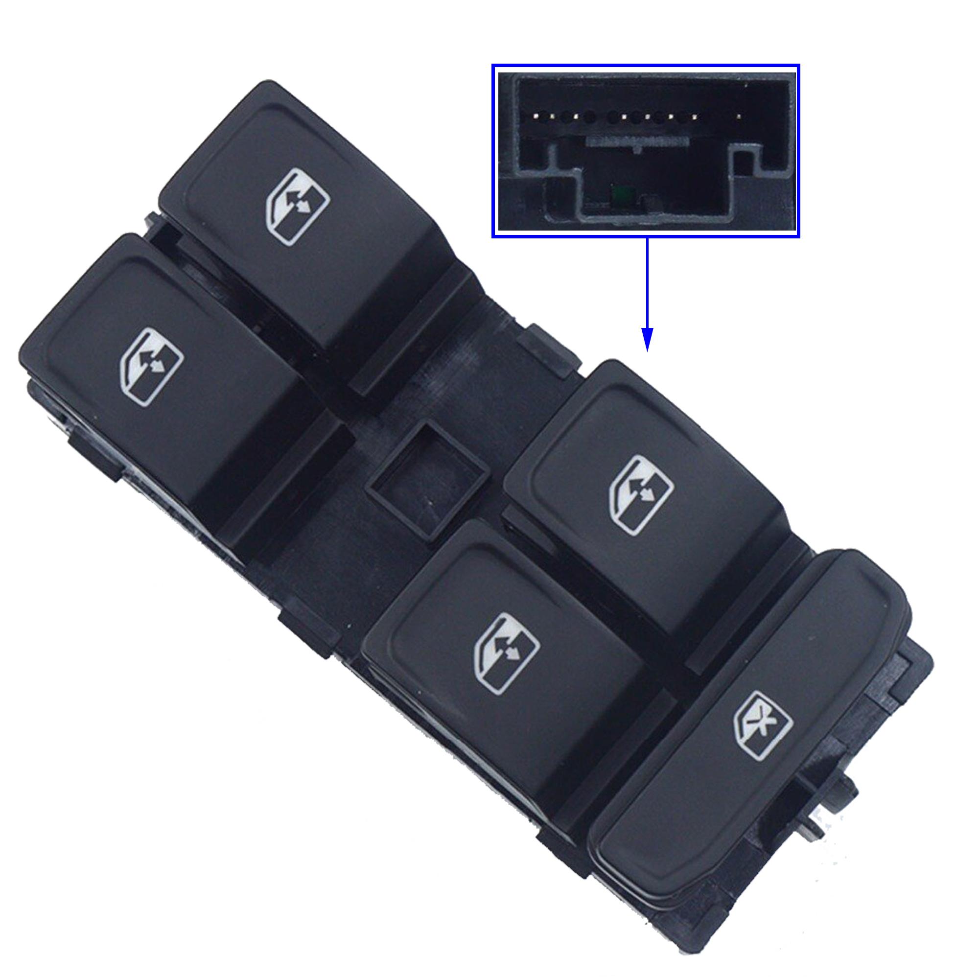 Bouton de lève-vitre avant gauche pour Seat et Volkswagen depuis 2012 PARTSLINE SC57012