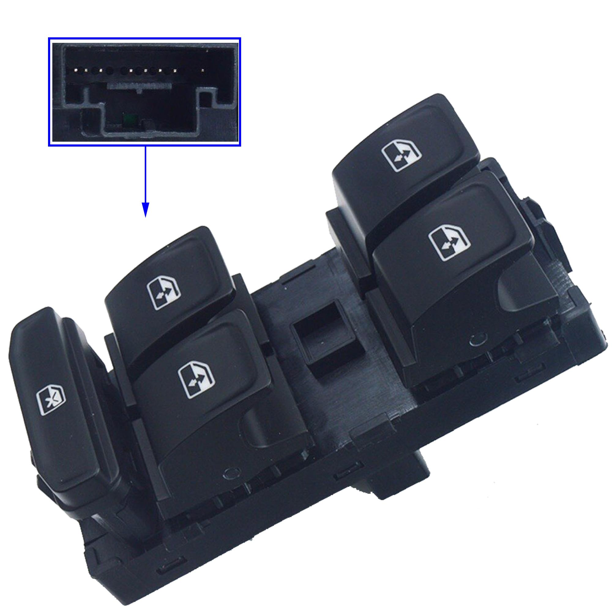 Bouton de lève-vitre avant gauche pour Seat et Volkswagen depuis 2012 PARTSLINE SC57012