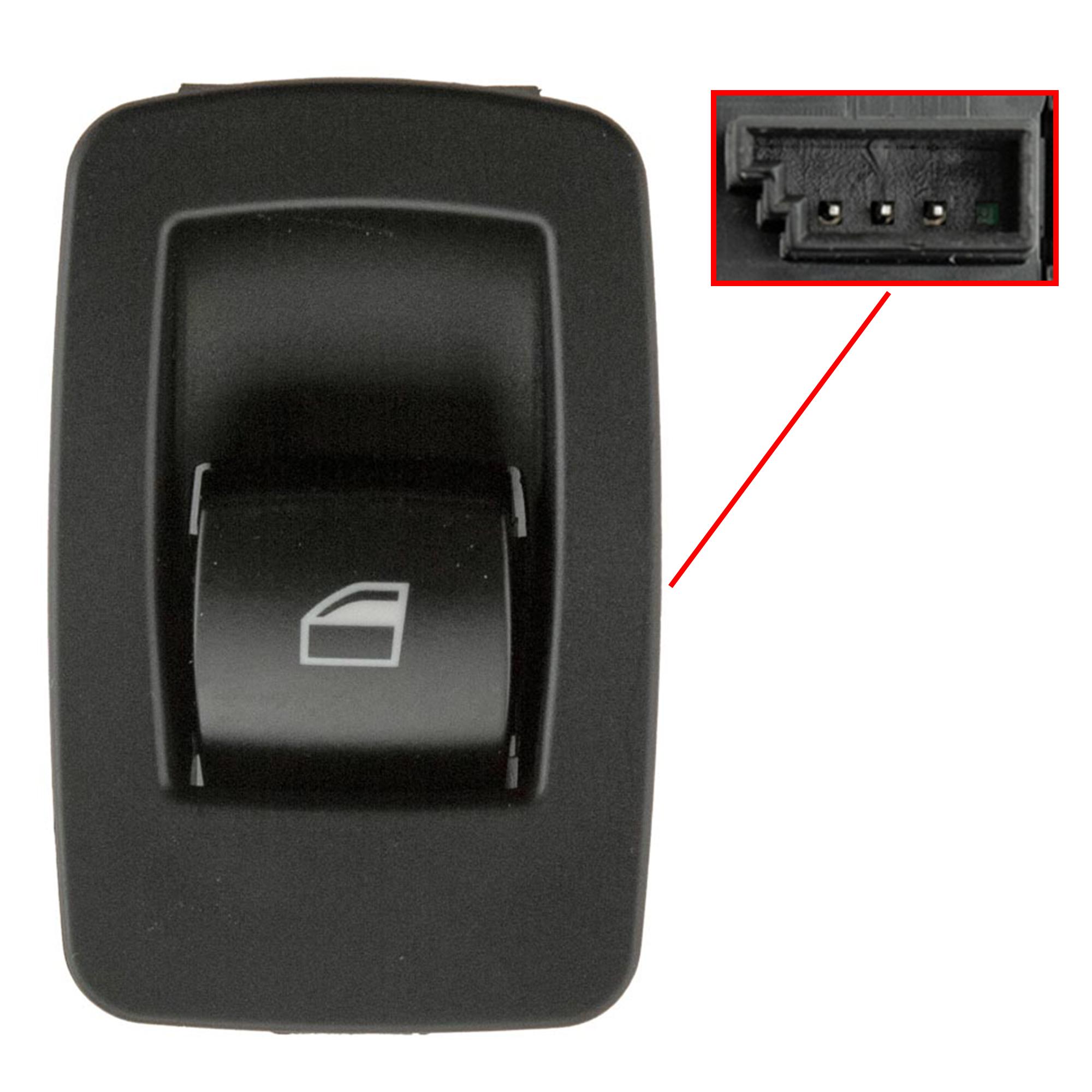 Bouton de lève-vitre avant droit ou arrière gauche ou droit pour BMW (2004-2016) PARTSLINE SC57020
