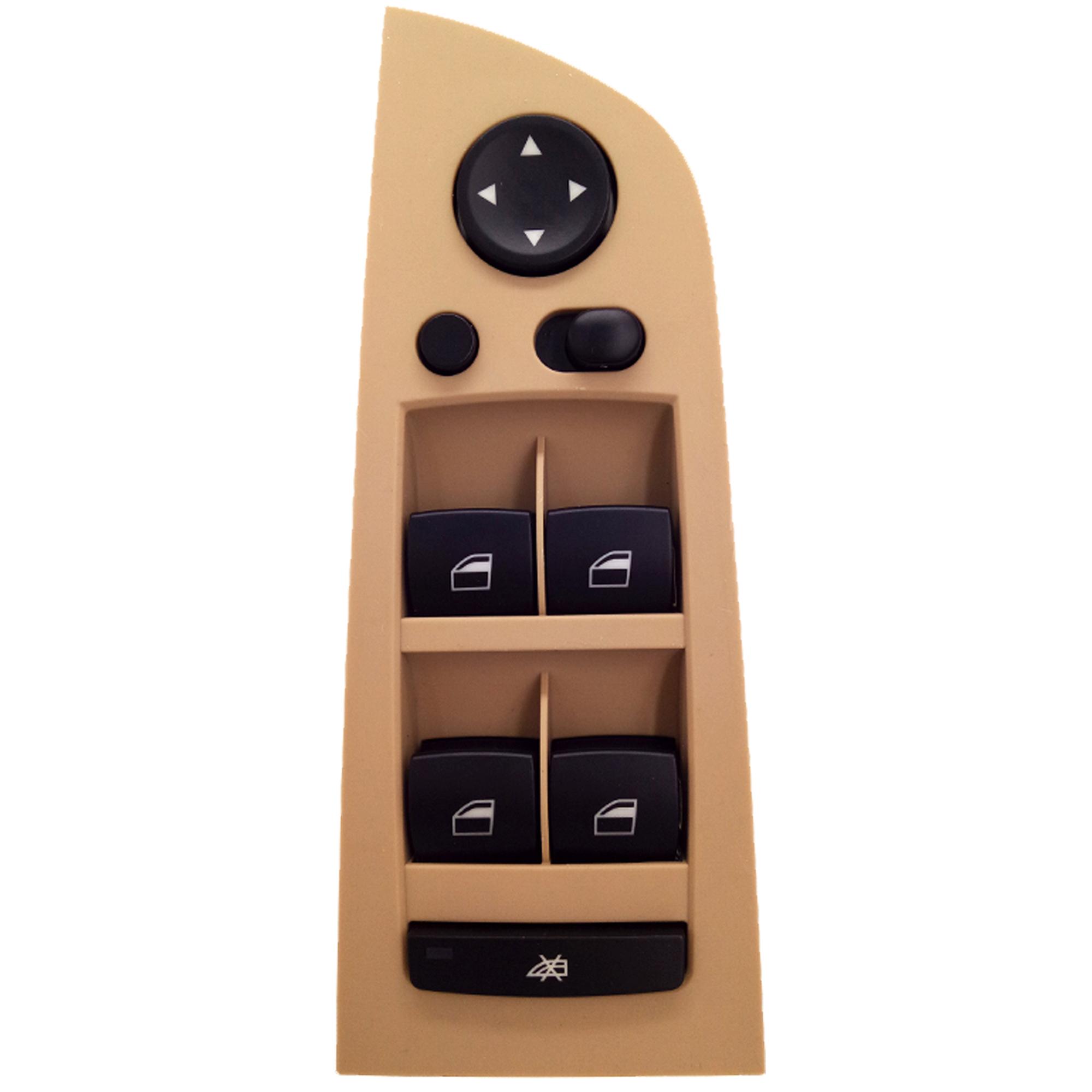 Platine beige bouton leve vitre avant gauche pour BMW 3 E90 E91 PARTSLINE SC57021