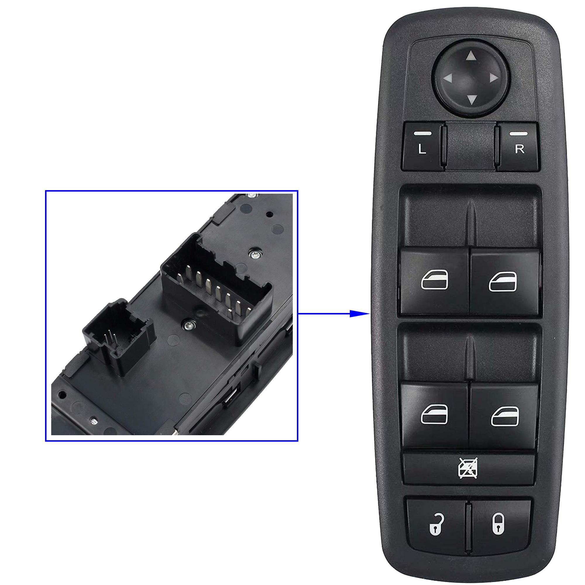 Platine bouton leve vitre avant gauche pour Grand Voyager Dodge Nitro Journey PARTSLINE SC57049
