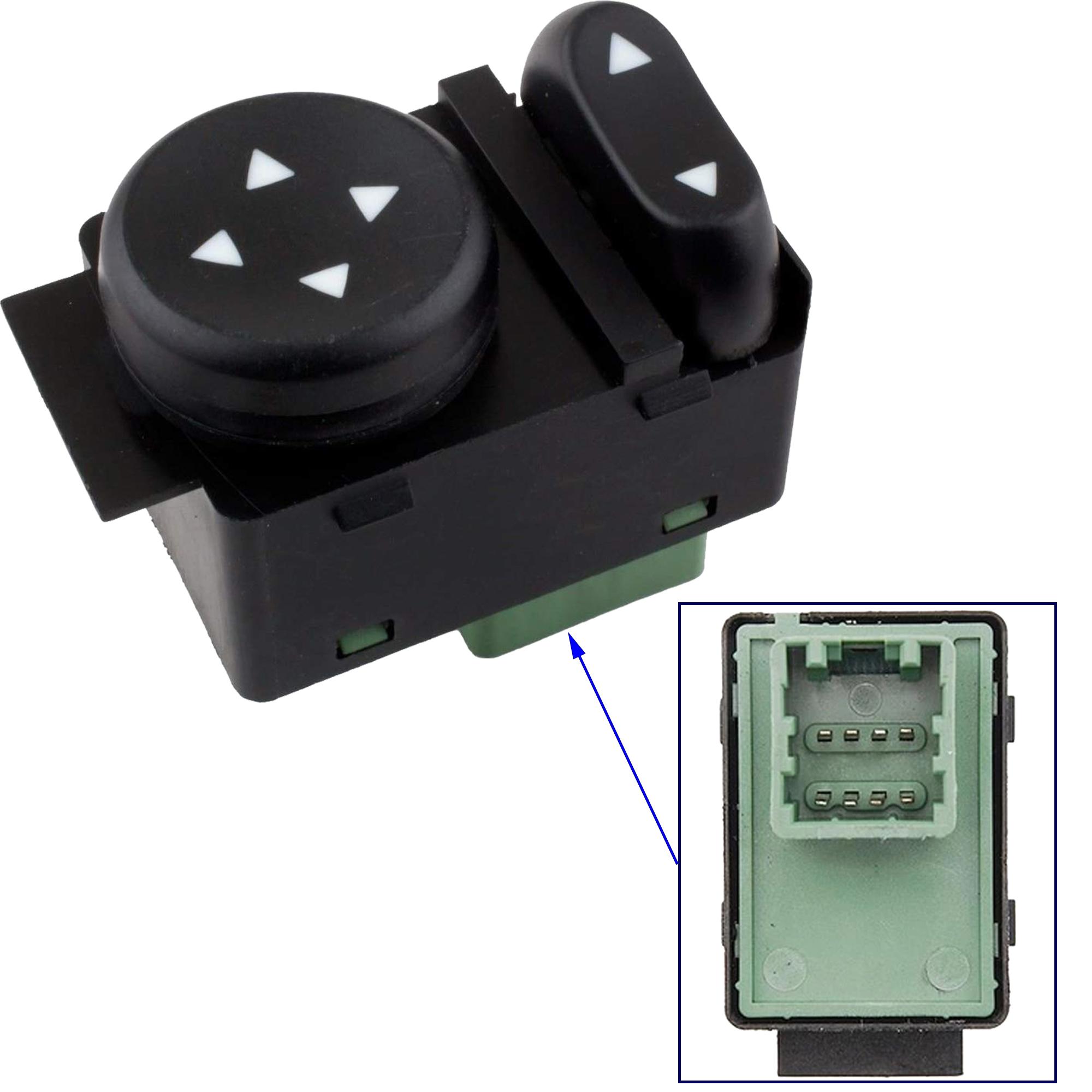 Bouton reglage retros electriques pour Fiat Brava Bravo Doblo PARTSLINE SC57057