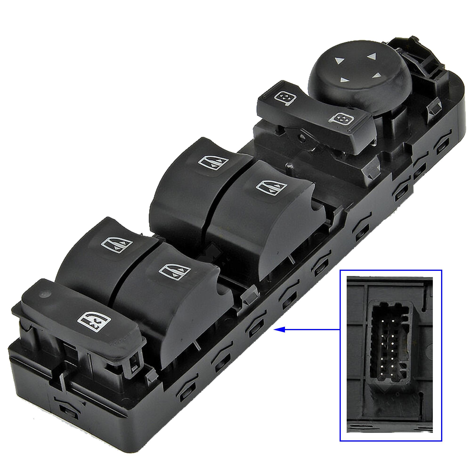 Bouton leve vitre avant gauche pour Renault Scenic III Megane 3 PARTSLINE SC57071