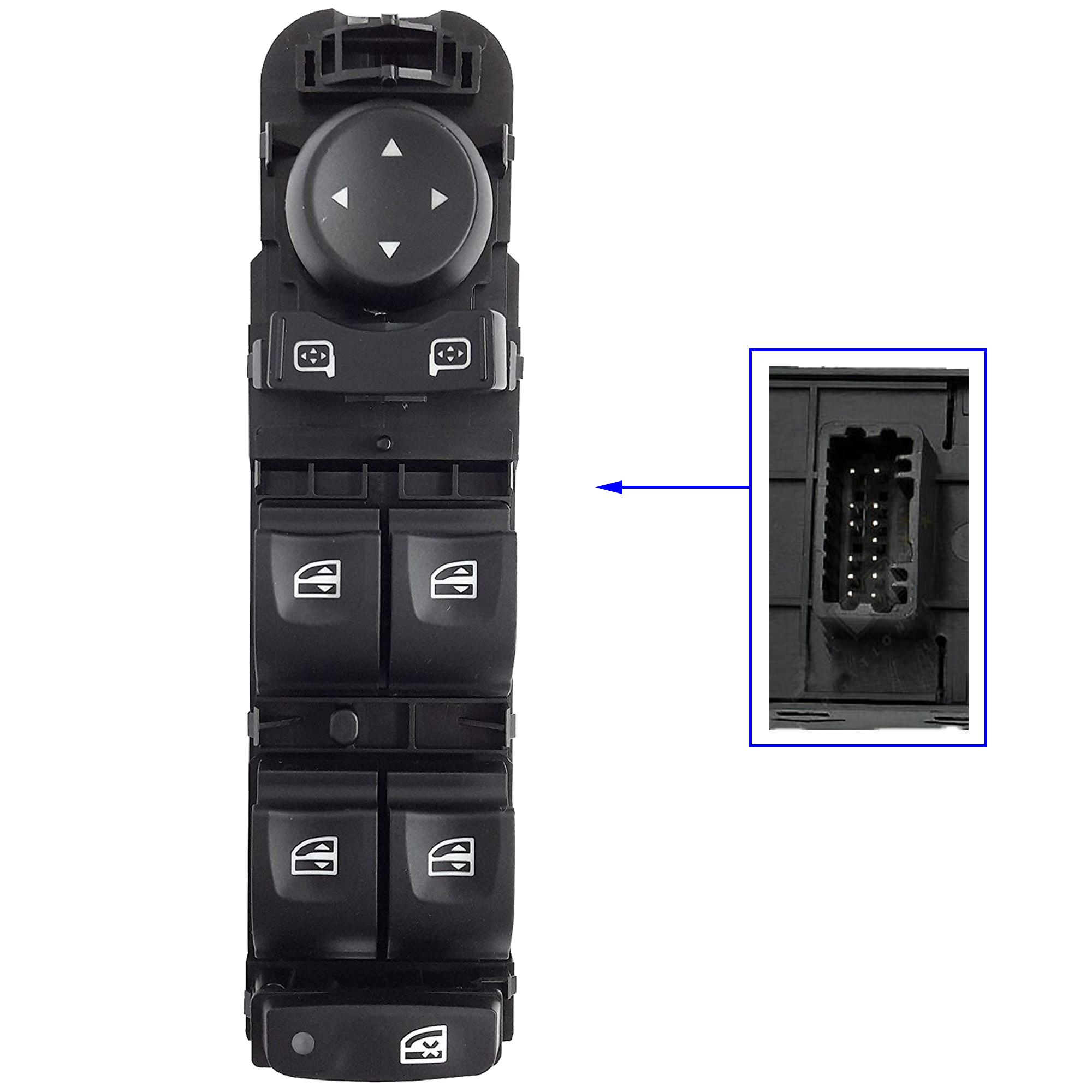 Bouton leve vitre avant gauche pour Renault Scenic III Megane 3 PARTSLINE SC57071