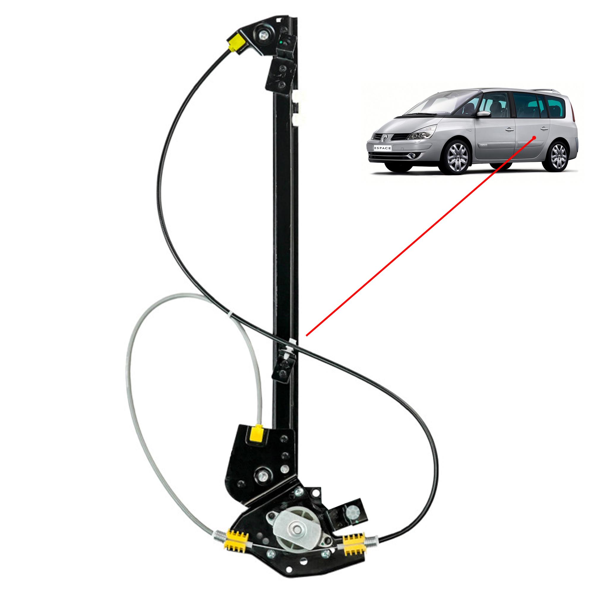 Mecanisme leve vitre arriere gauche pour Renault Espace 4 IV PARTSLINE SC57201