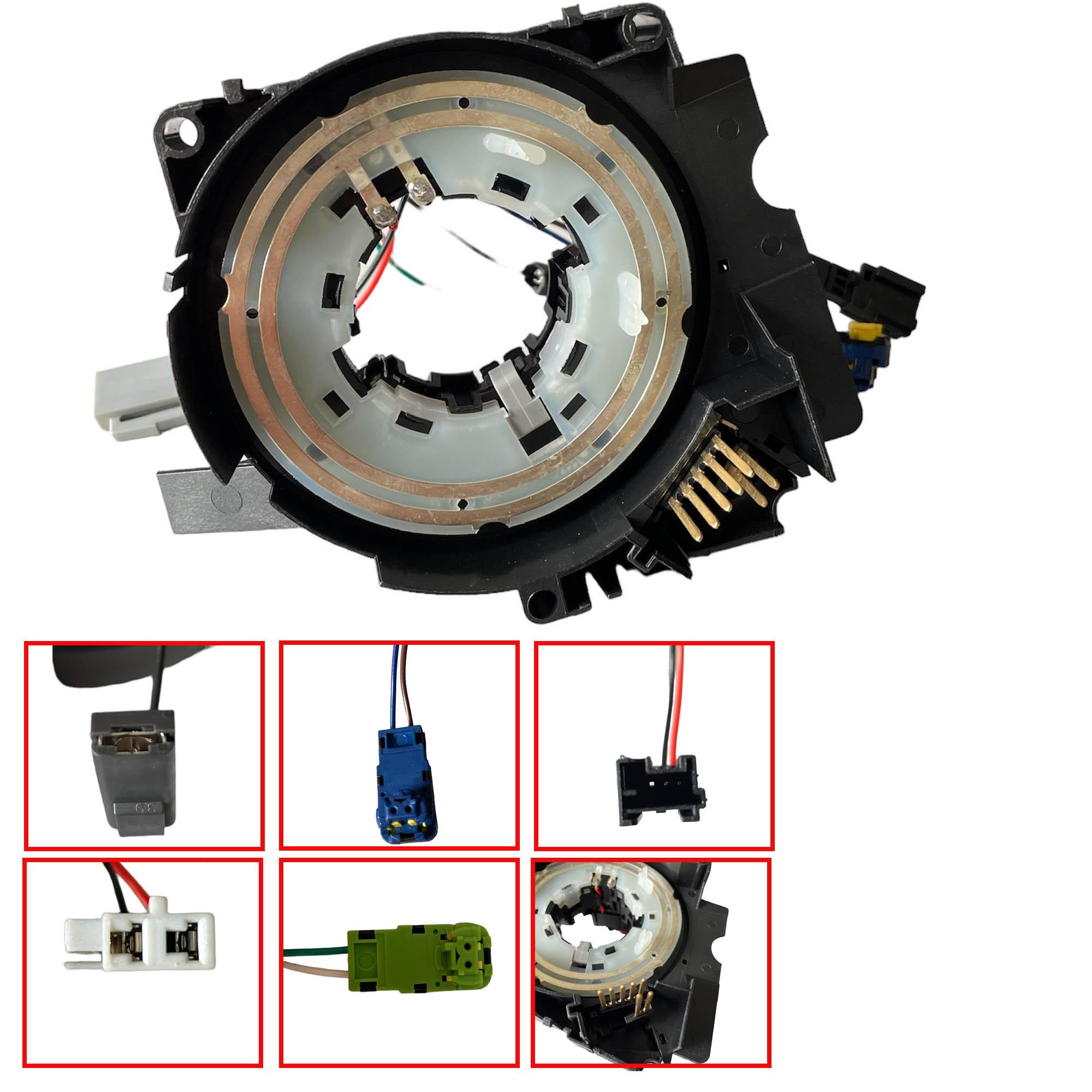 Contacteur ressort tournant, piste d'Airbag pour Renault Scénic 2 1.5 1.9 2.0 dCi PARTSLINE SC57262