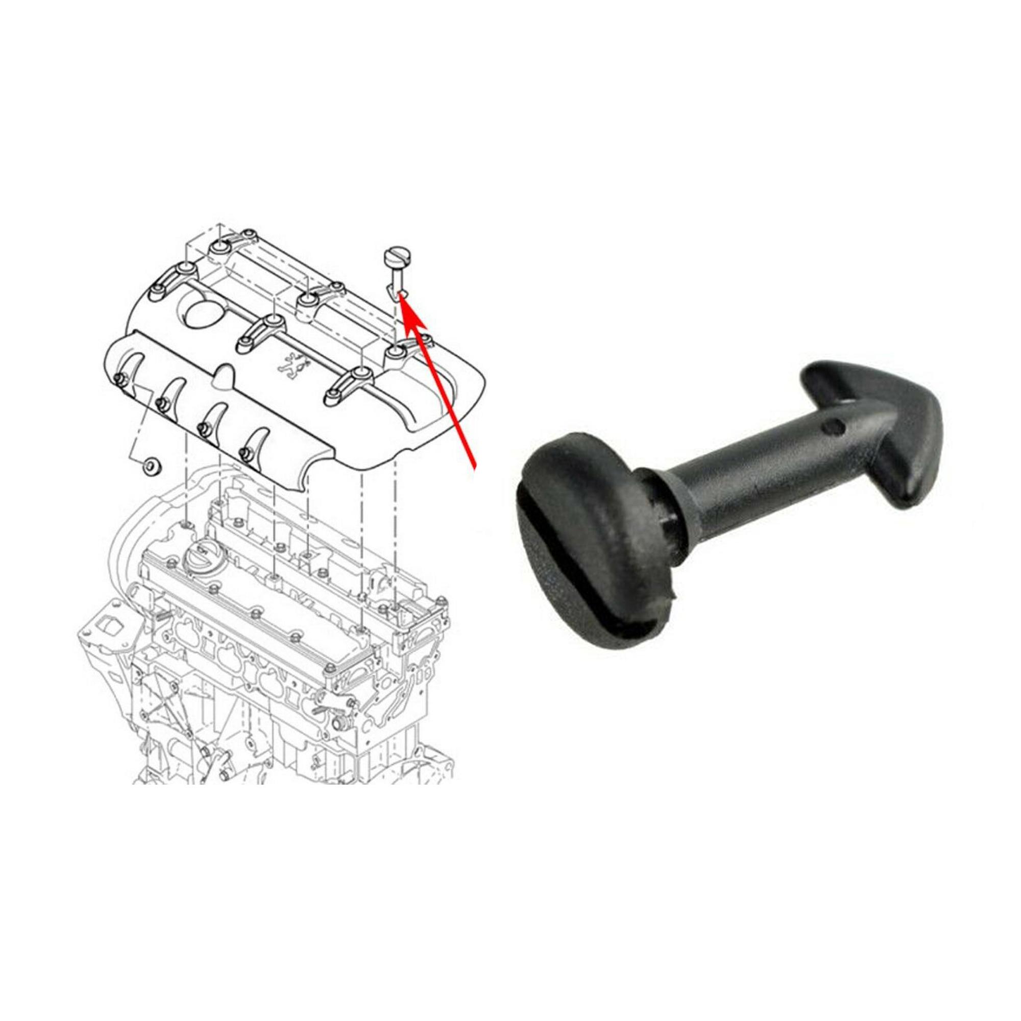 Vis de fixation pour cache moteur 1.8, 2.0 16V pour Citroën, Peugeot PARTSLINE SC57392