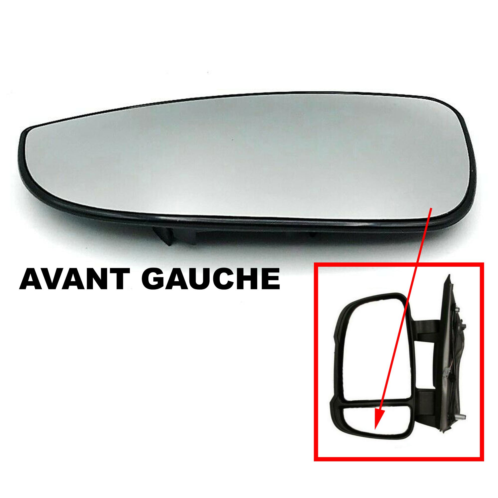 Glace de rétroviseur dégivrante inférieure gauche pour Jumper 3, Ducato 3, Boxer 3 PARTSLINE SC57499