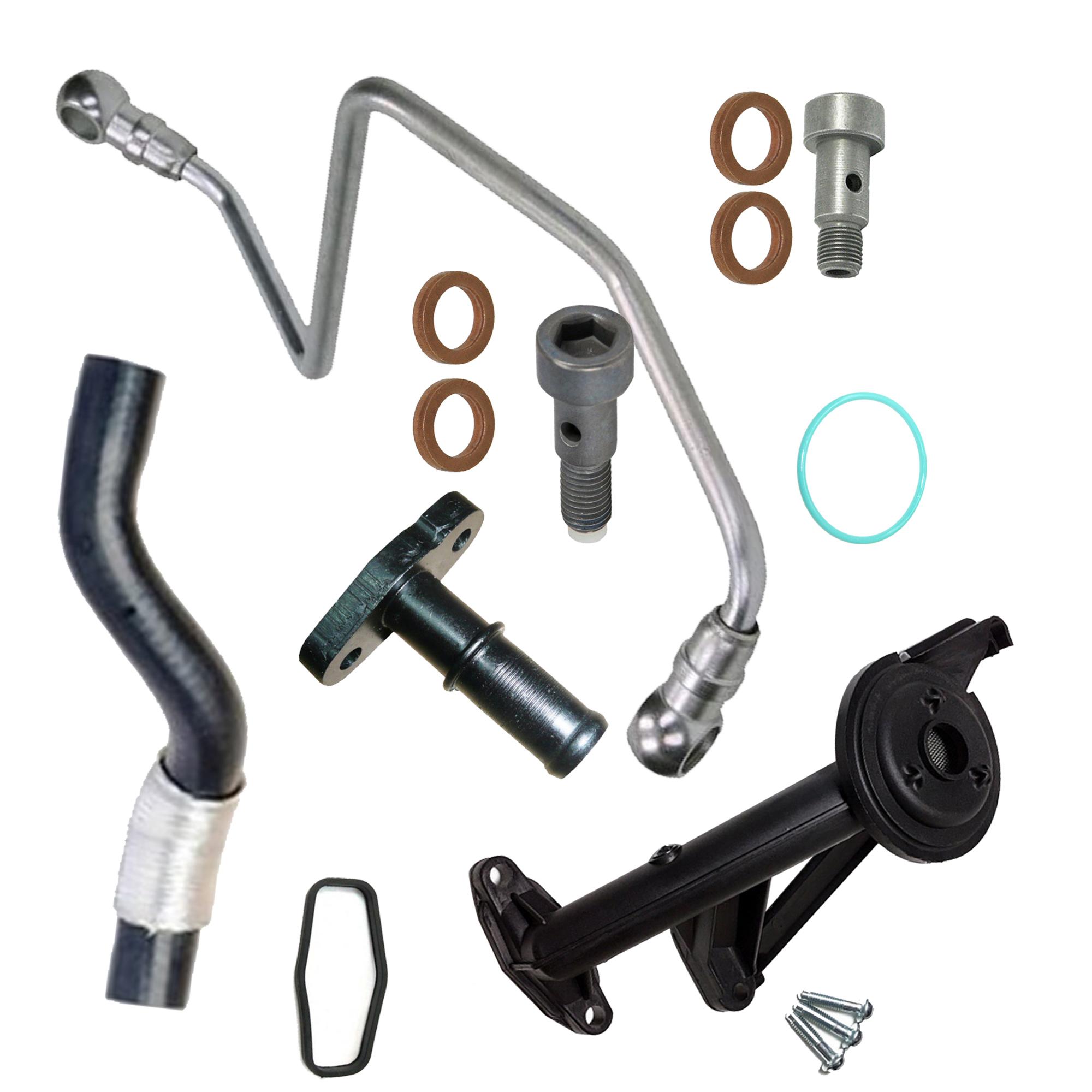 Kit montage de turbo, crépine huile tuyau graissage vis banjo 1.6 HDi 75/90 PARTSLINE SC57632