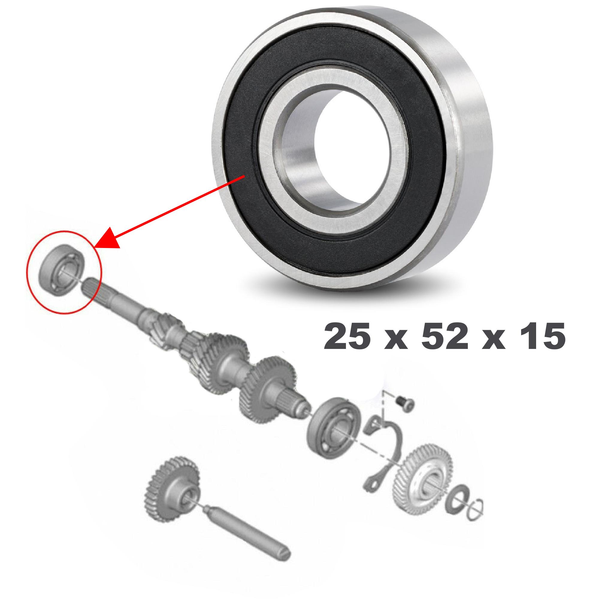 Roulement de boîte de vitesses pour 206 207 208 C3 C4 Berlingo Partner PARTSLINE SC57719
