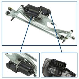 Mécanisme, tringlerie + moteur d'essuie glace avant pour Jumpy, Scudo, Expert 2 PARTSLINE SC57726