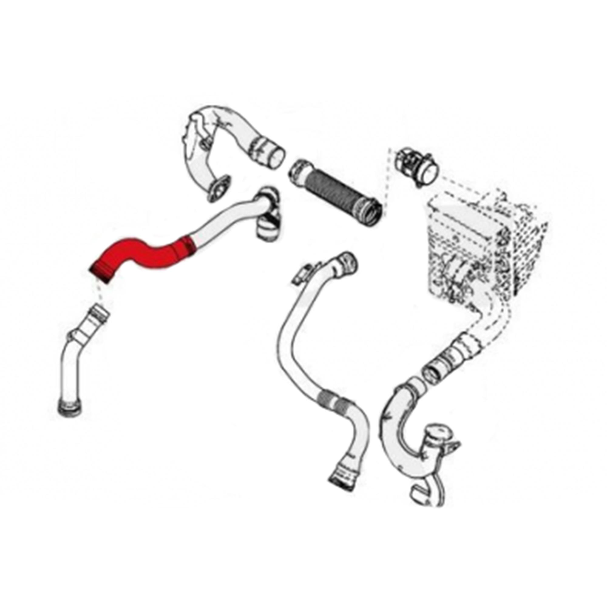 Durite de turbo, gaine de suralimentation pour Renault Megane 3, Scénic 3 1.5 dCi PARTSLINE SC57754