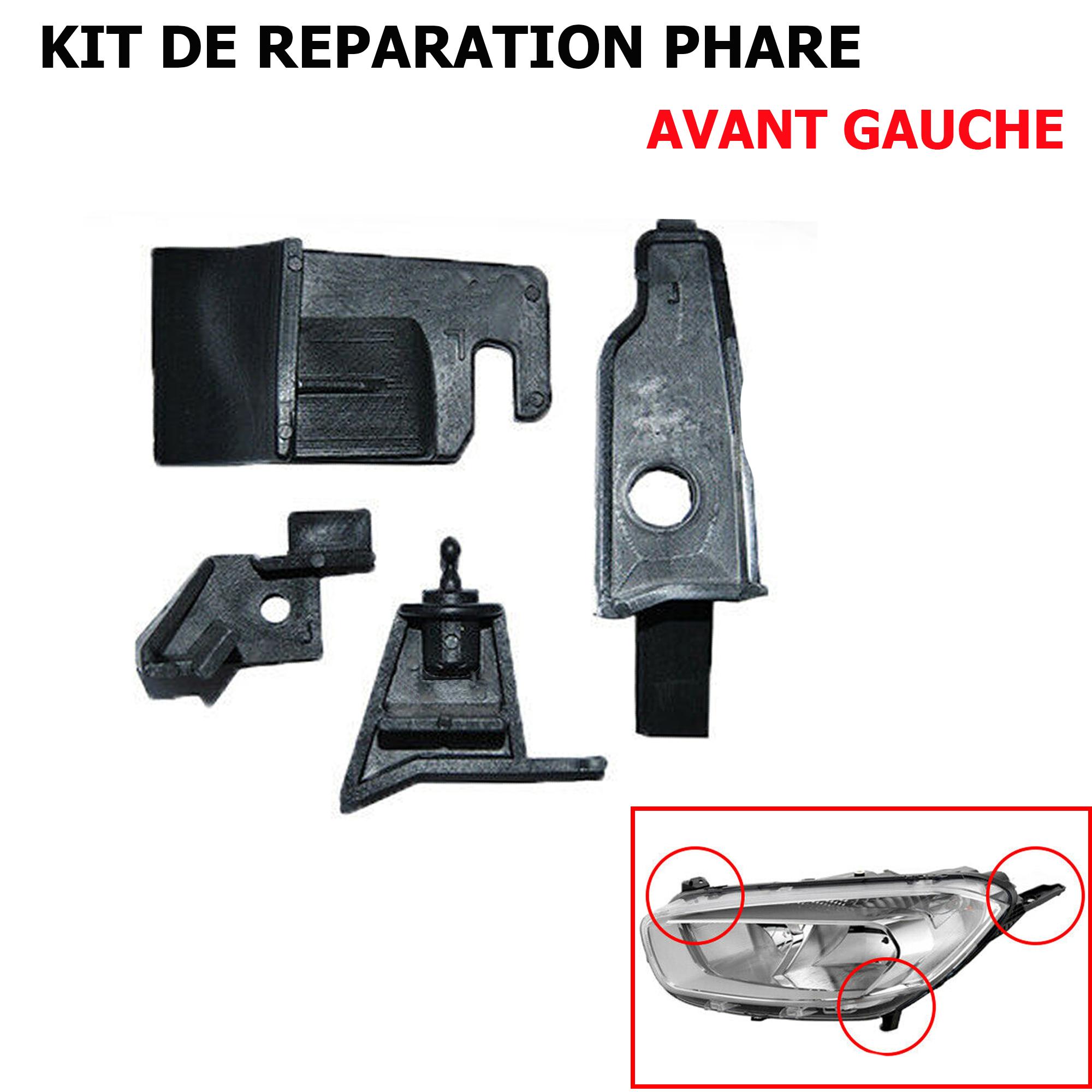 Kit réparation fixation phare avant gauche pour Ford Transit Courier B460 PARTSLINE SC58101