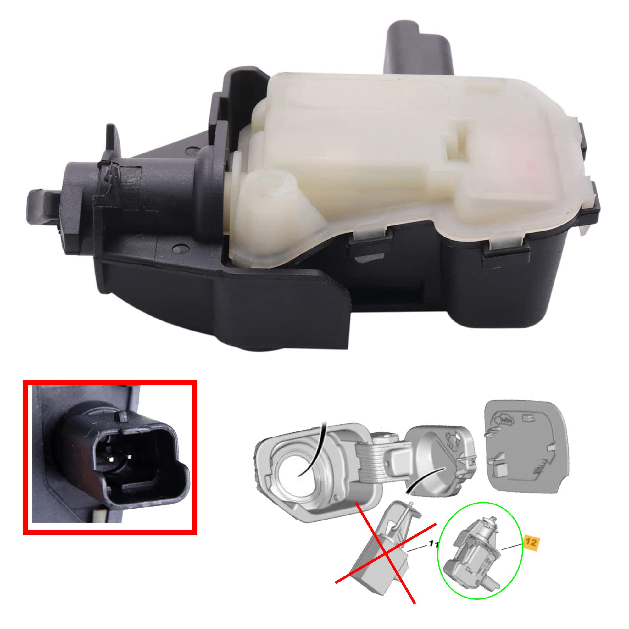 Moteur trappe a carburant pour 407 508 C4 DS4 C6 PARTSLINE SC58272