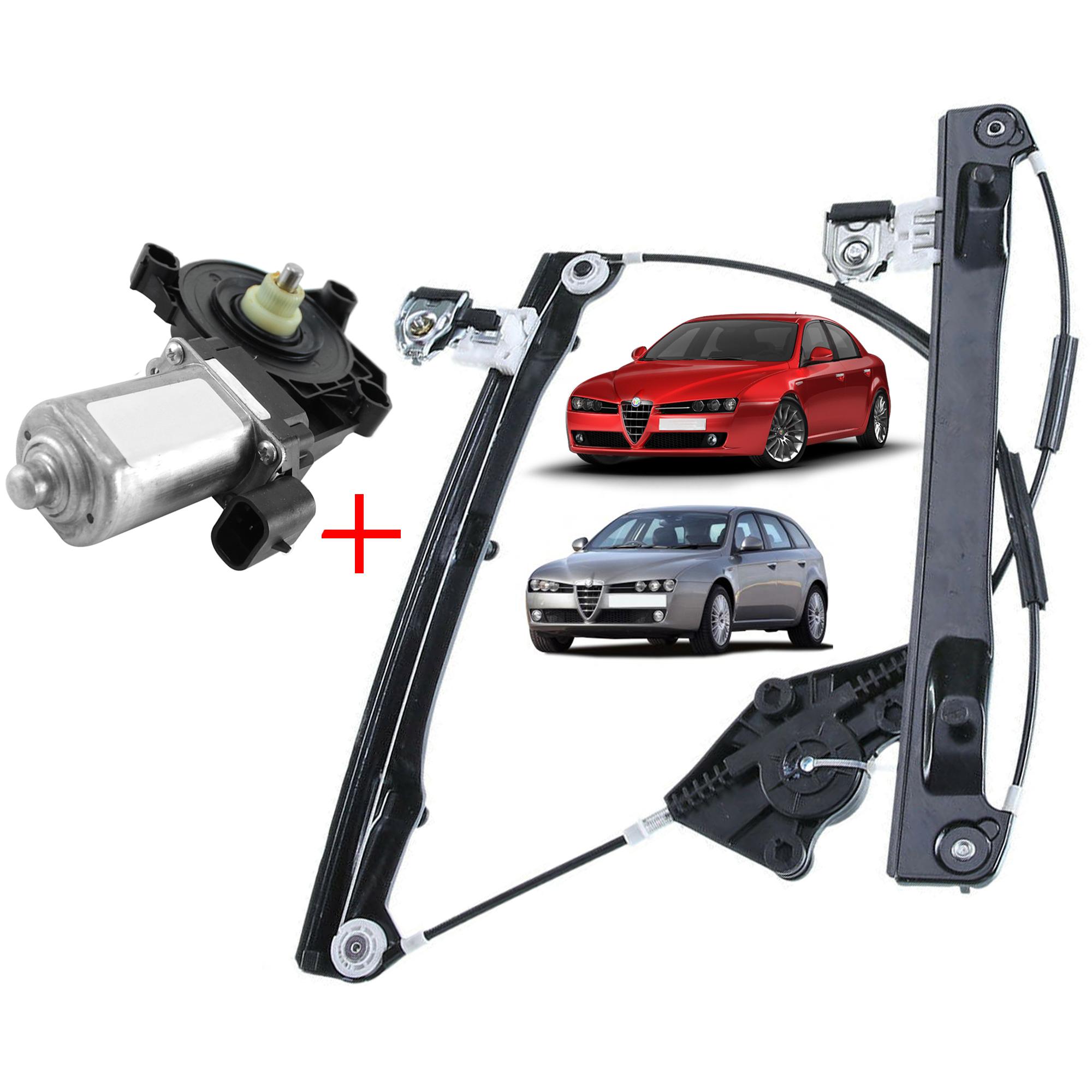 Lève vitre électrique avec moteur avant gauche pour Alfa Roméo 159 (2005-2011) PARTSLINE SC58341