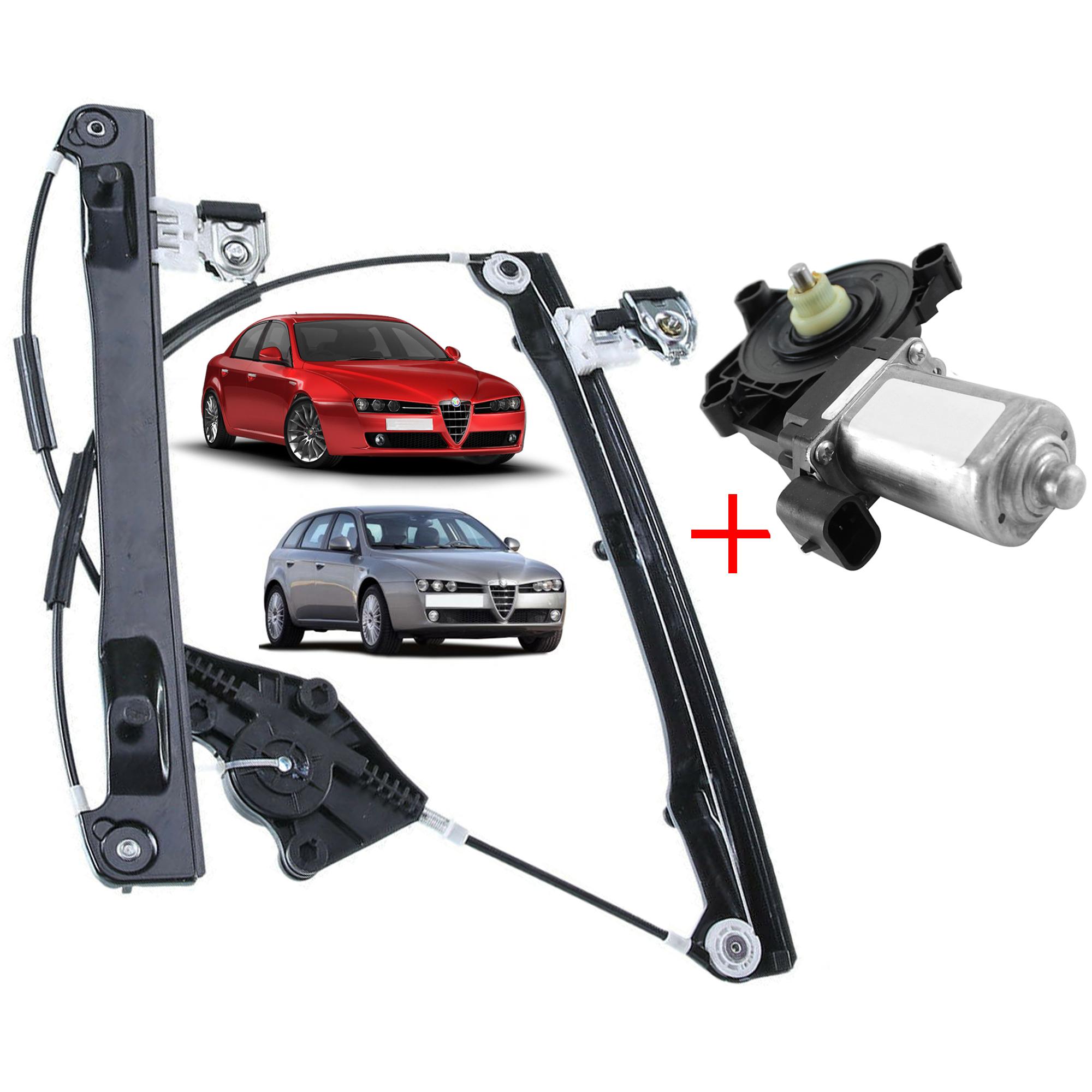 Lève vitre électrique avec moteur avant droit pour Alfa Roméo 159 (2005-2011) PARTSLINE SC58342