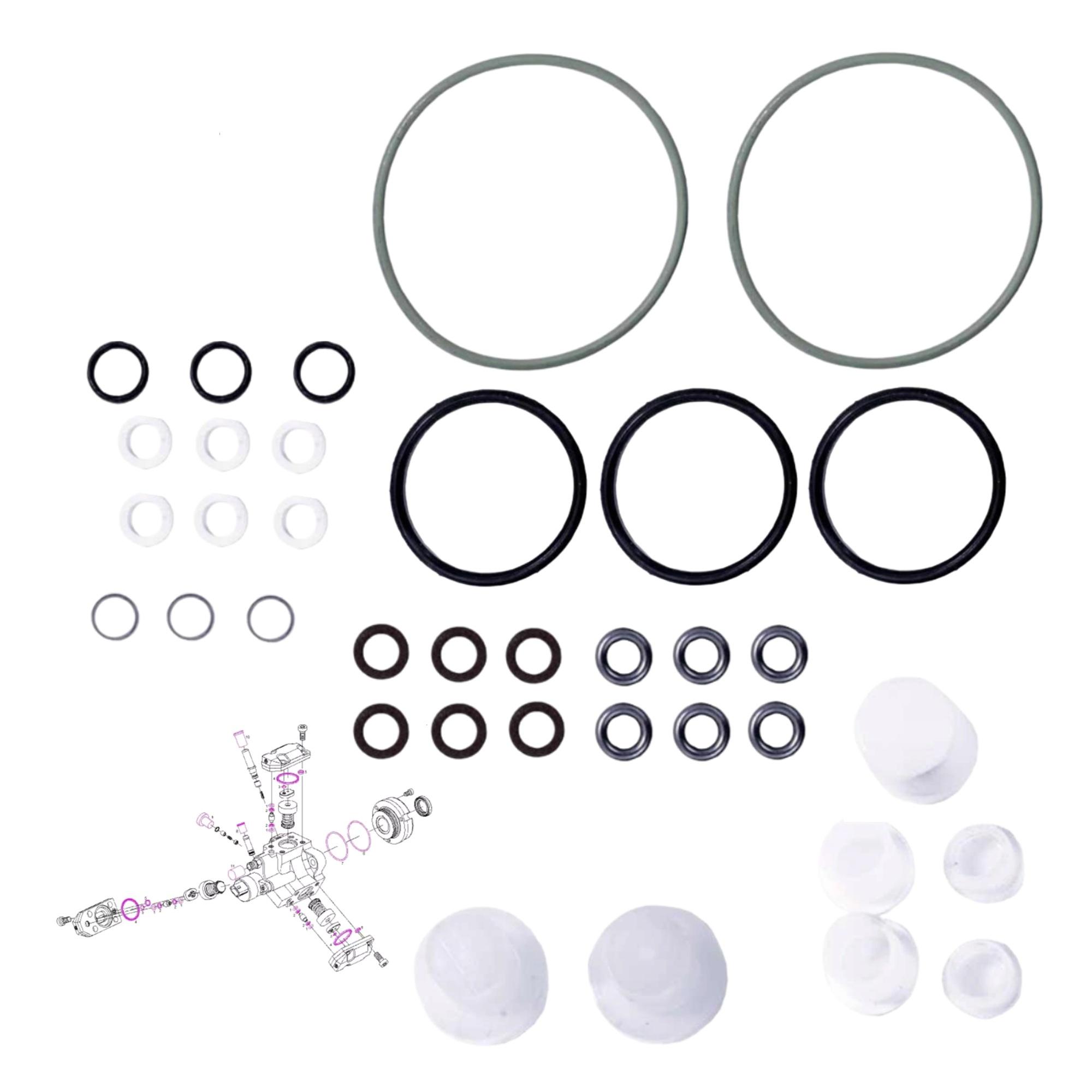 Kit joints pompe injection Bosch CP1 pour moteurs diesel multimarques PARTSLINE SC58400
