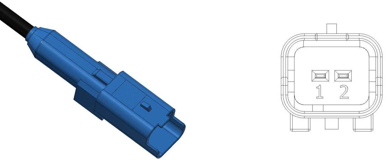 Capteur ABS avant droit ou gauche pour 207 208 2008 C3 PICASSO C4 CACTUS DS3 PARTSLINE SC58505