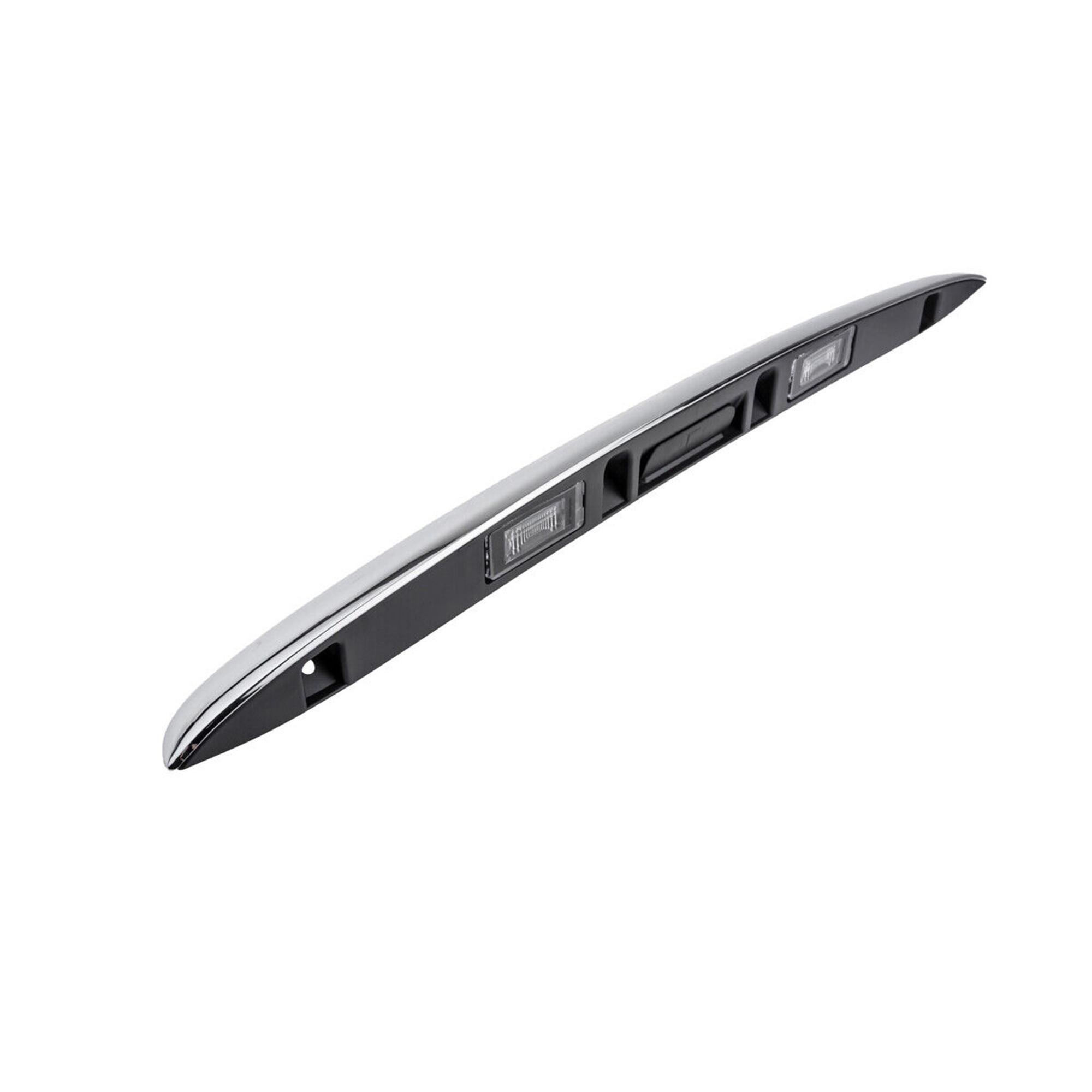 Baguette chromée de coffre bandeau éclairage immatriculation pour Mini R56 R57 PARTSLINE SC59004