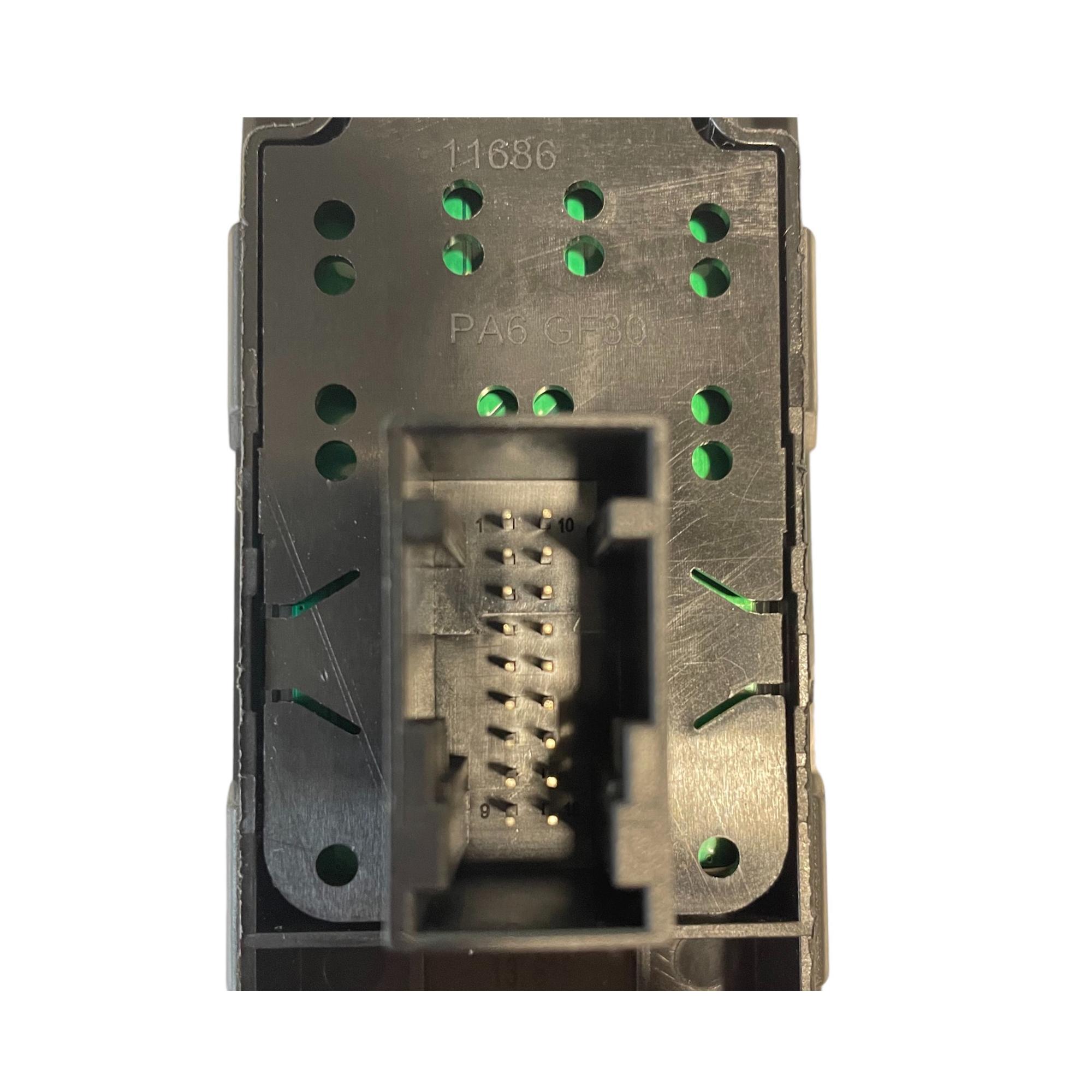 Bouton de lève-vitre avant gauche pour Peugeot 308 (2007-2014) PARTSLINE SC59777