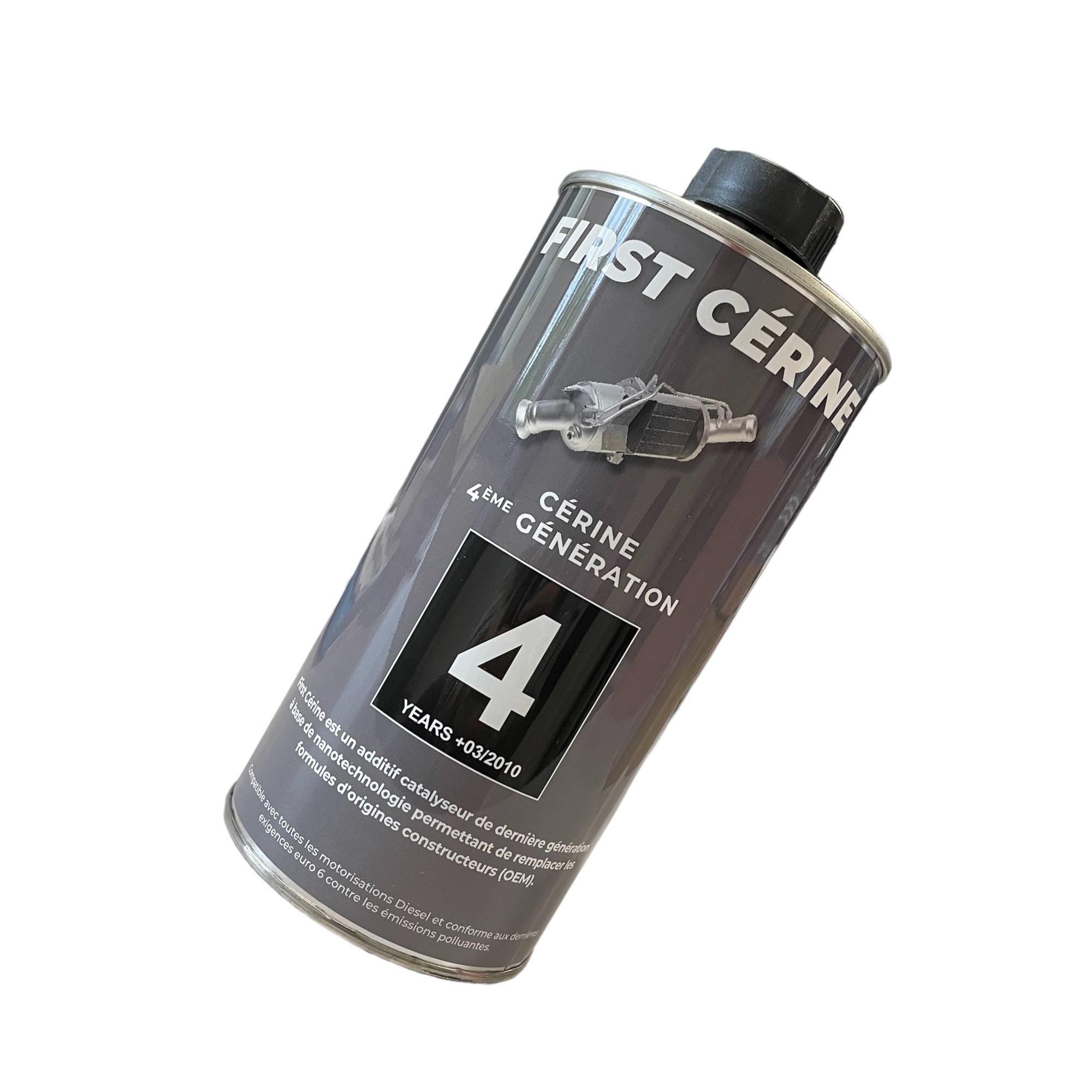 Bidon de 1 litre d'additif FAP Cerine NOIR Diesel HDI + kit de remplissage PARTSLINE SC59862