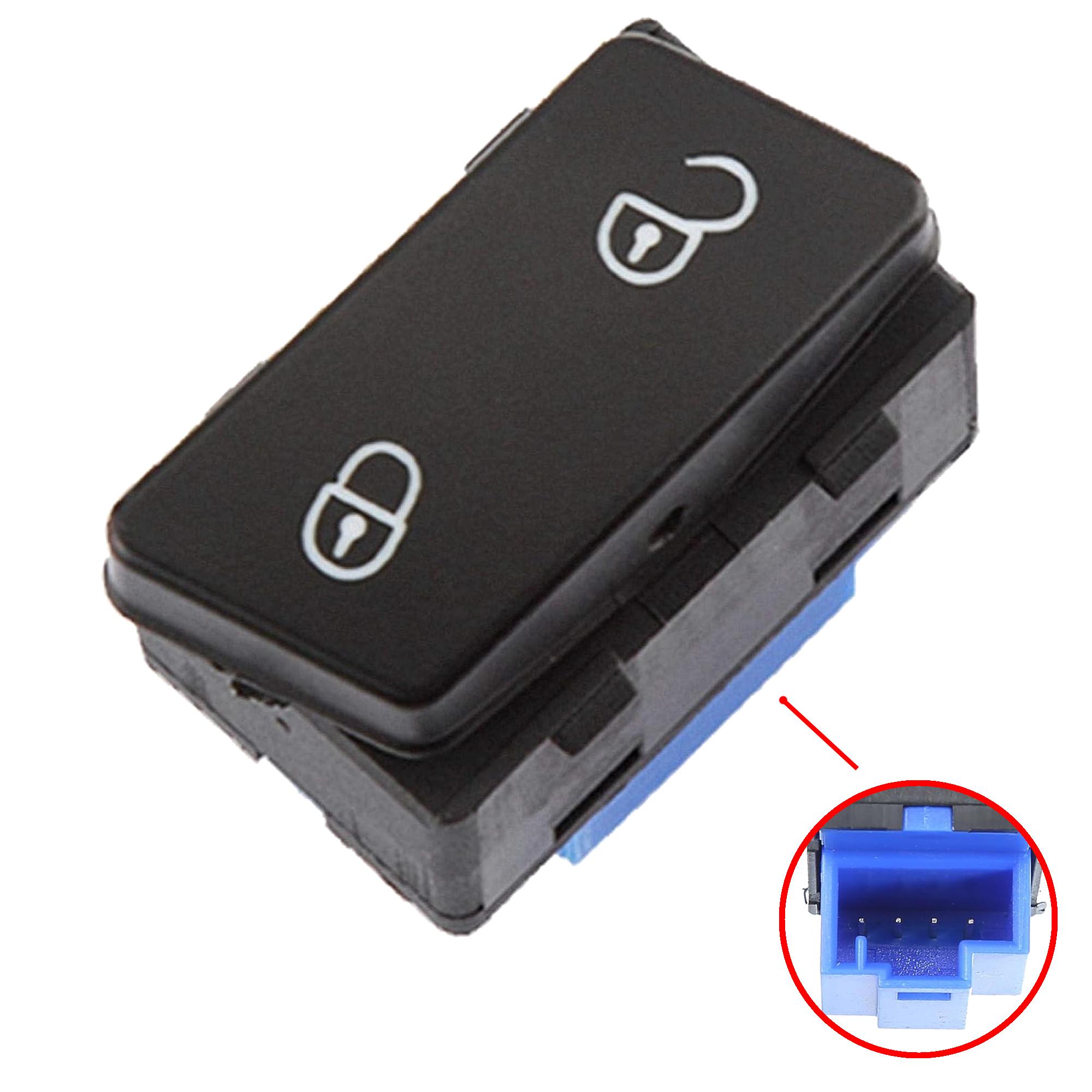 Bouton pour verrouillage et déverrouillage de porte pour VW Caddy 3 et Touran PARTSLINE SC59970