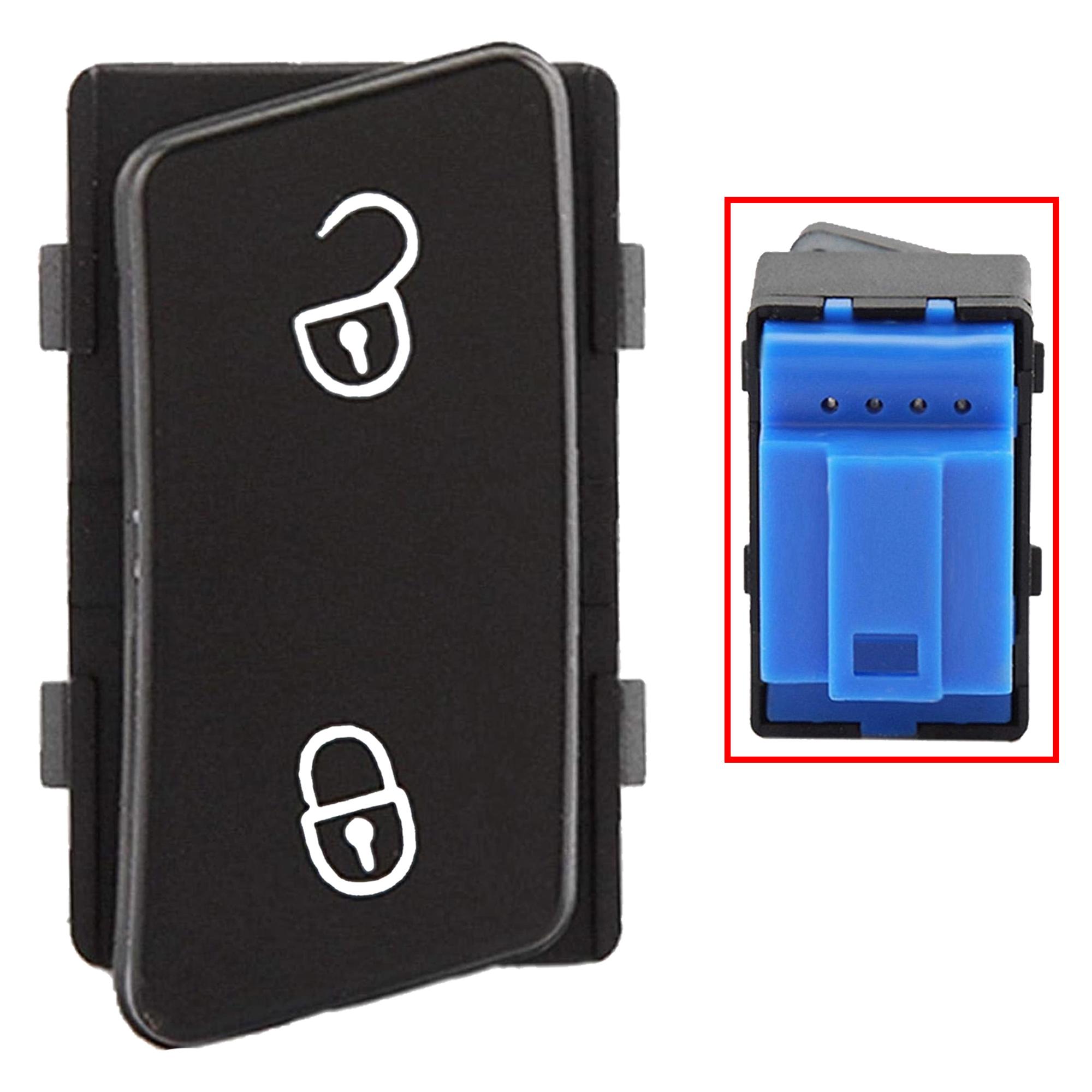 Bouton pour verrouillage et déverrouillage de porte pour VW Caddy 3 et Touran PARTSLINE SC59970