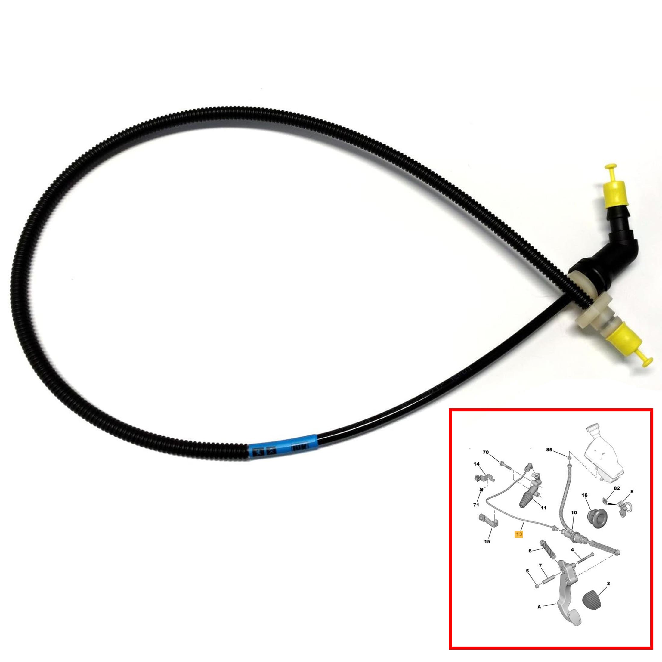 Tuyau conduite embrayage pour Citroen C3 DS3 PEUGEOT 207 208 2008 PARTSLINE SC60019