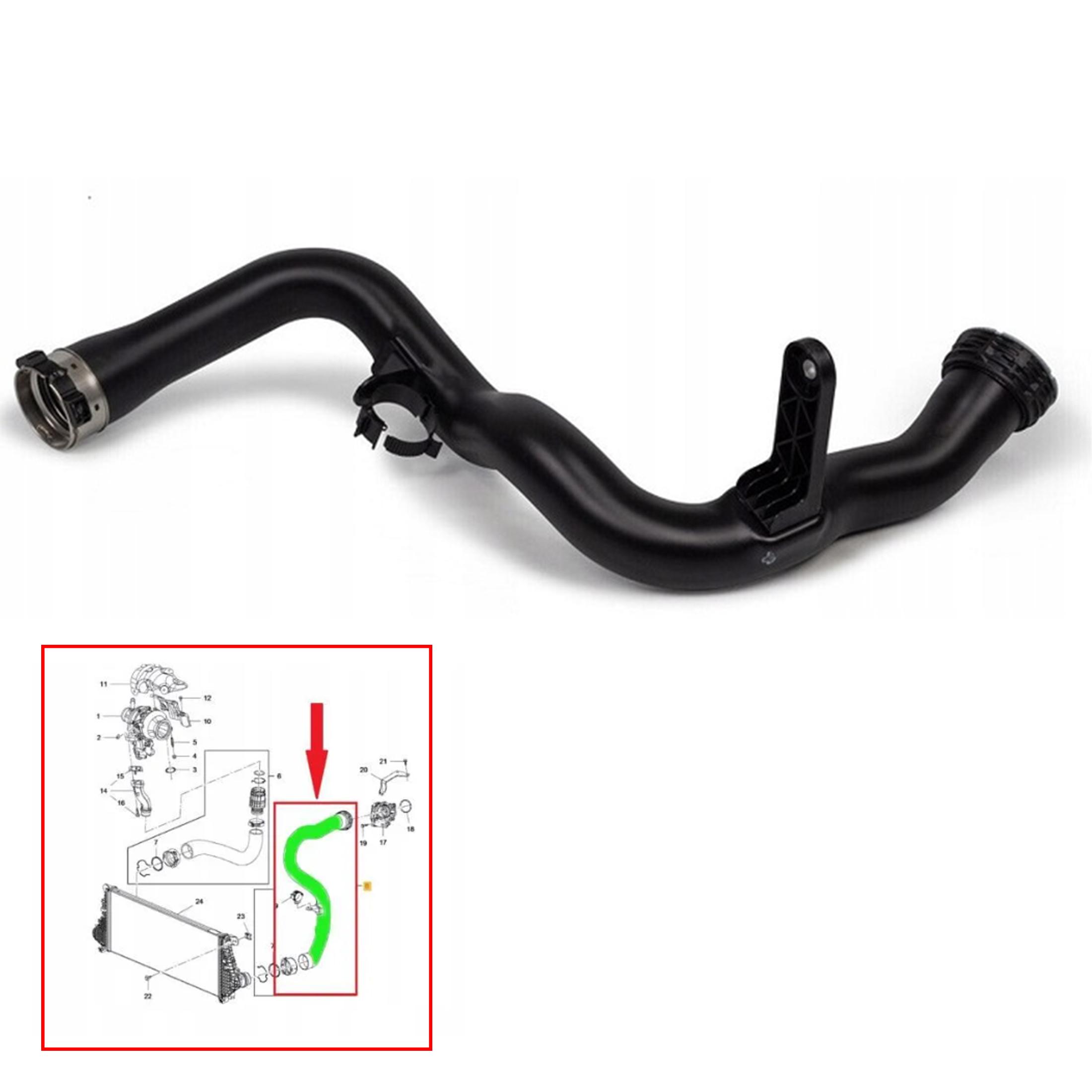 Durite de turbo suralimentation pour Opel Insignia B 2.0 CDTi PARTSLINE SC60104