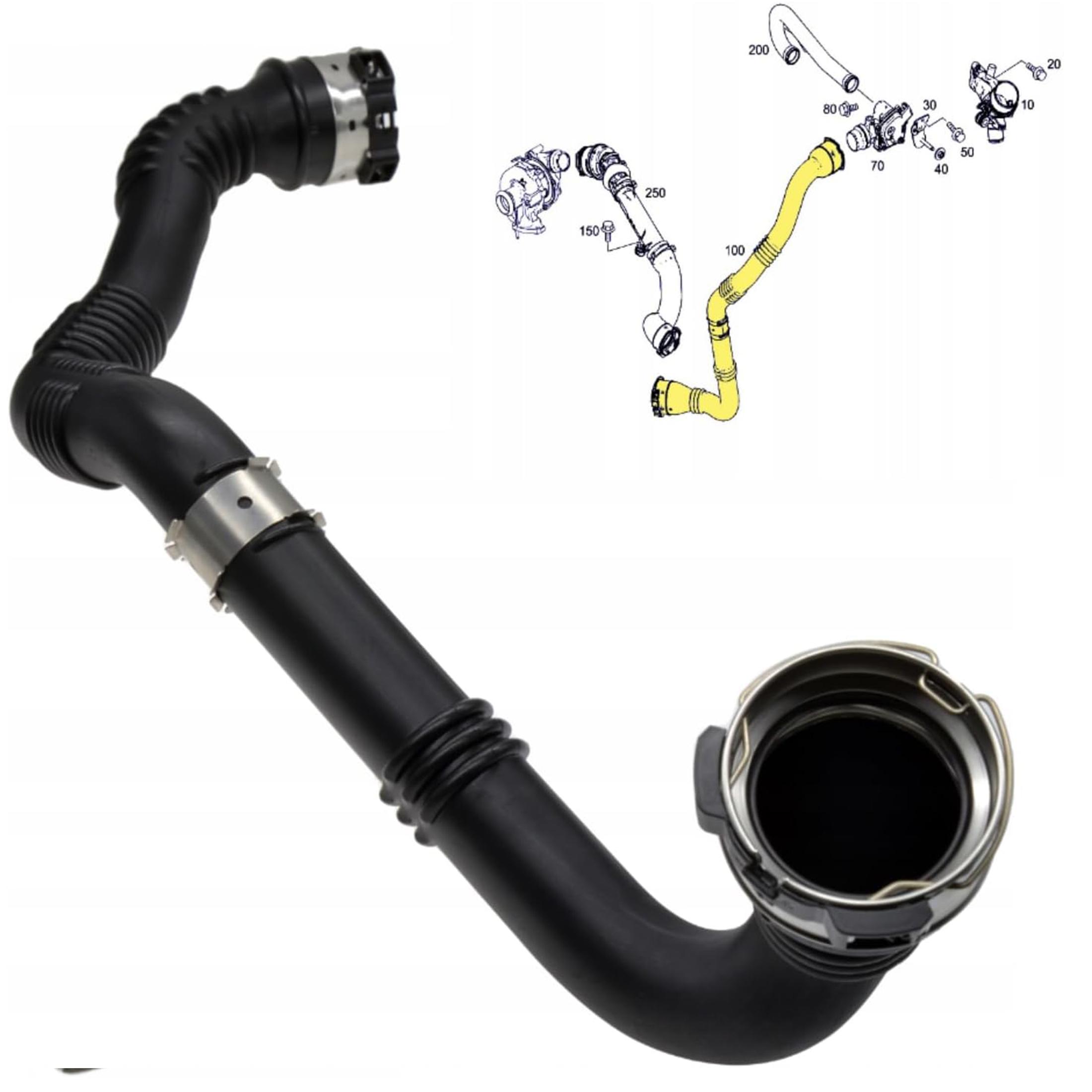 Durite turbo intercooler pour Citan Kangoo II 1.5 dCi PARTSLINE SC60120