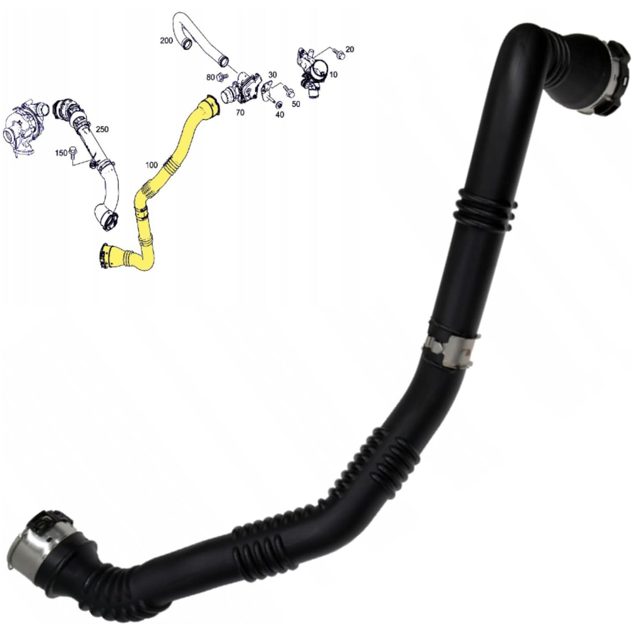 Durite turbo intercooler pour Citan Kangoo II 1.5 dCi PARTSLINE SC60120