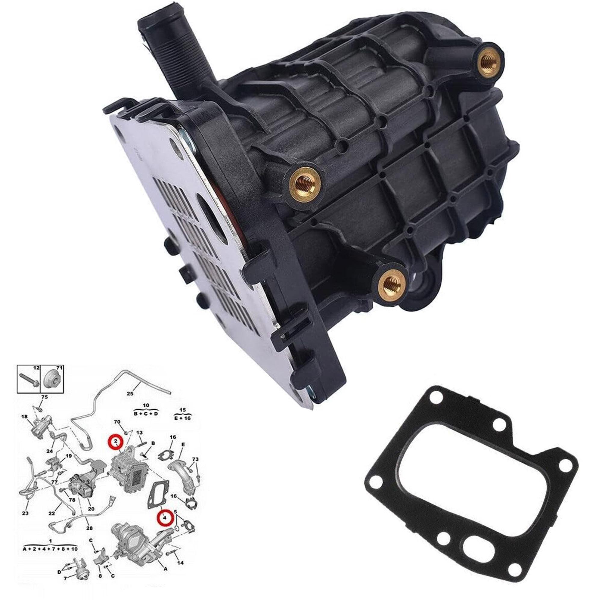 Refroidisseur Vanne EGR pour 2.0 BlueHDi PARTSLINE SC60260