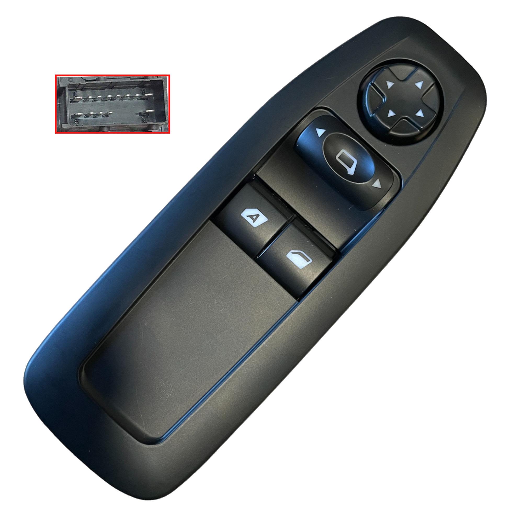 Platine bouton de lève vitre électrique avant gauche pour PEUGEOT 208 (2012-2019) PARTSLINE SC60398