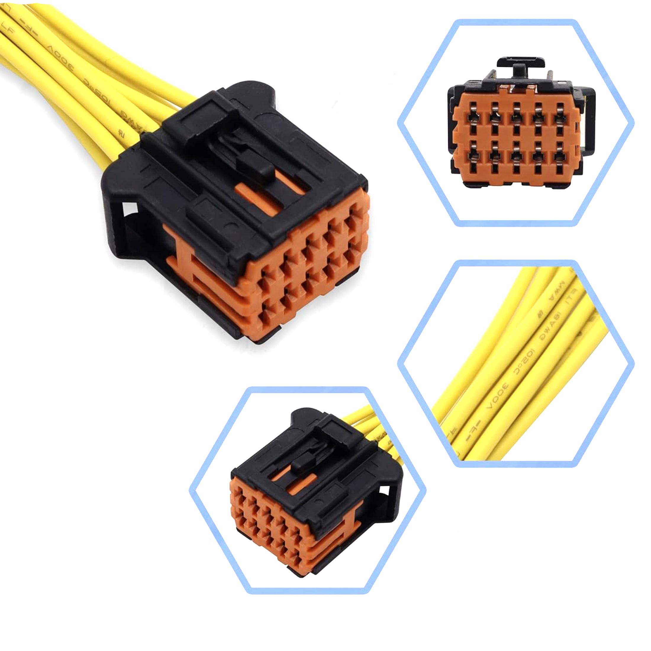 Kit réparation connectique siège chauffant pour C3 C4 308 508 Kangoo PARTSLINE SC60444