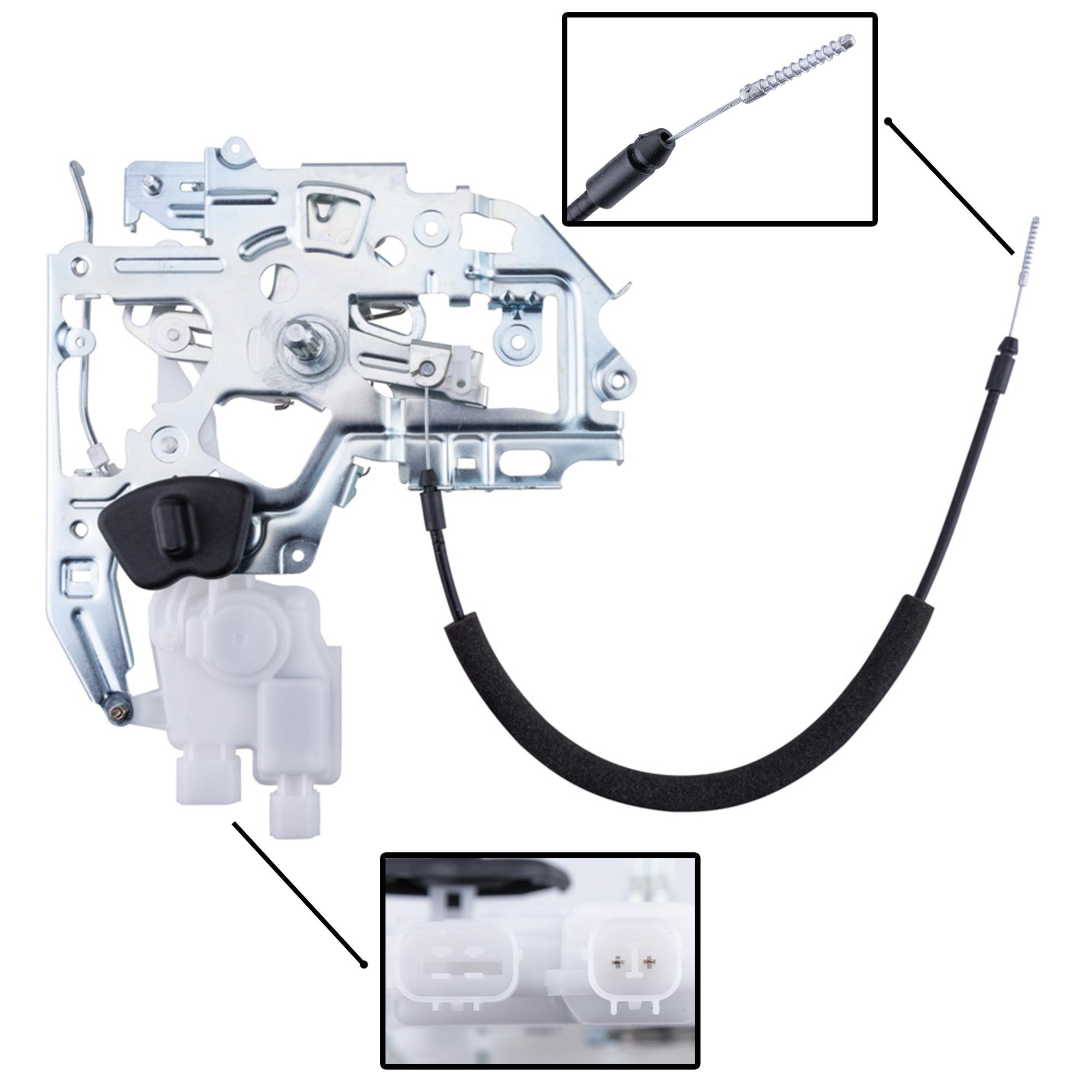Serrure verrouillage de porte battante arrière pour Nissan, Opel, Renault PARTSLINE SC60525