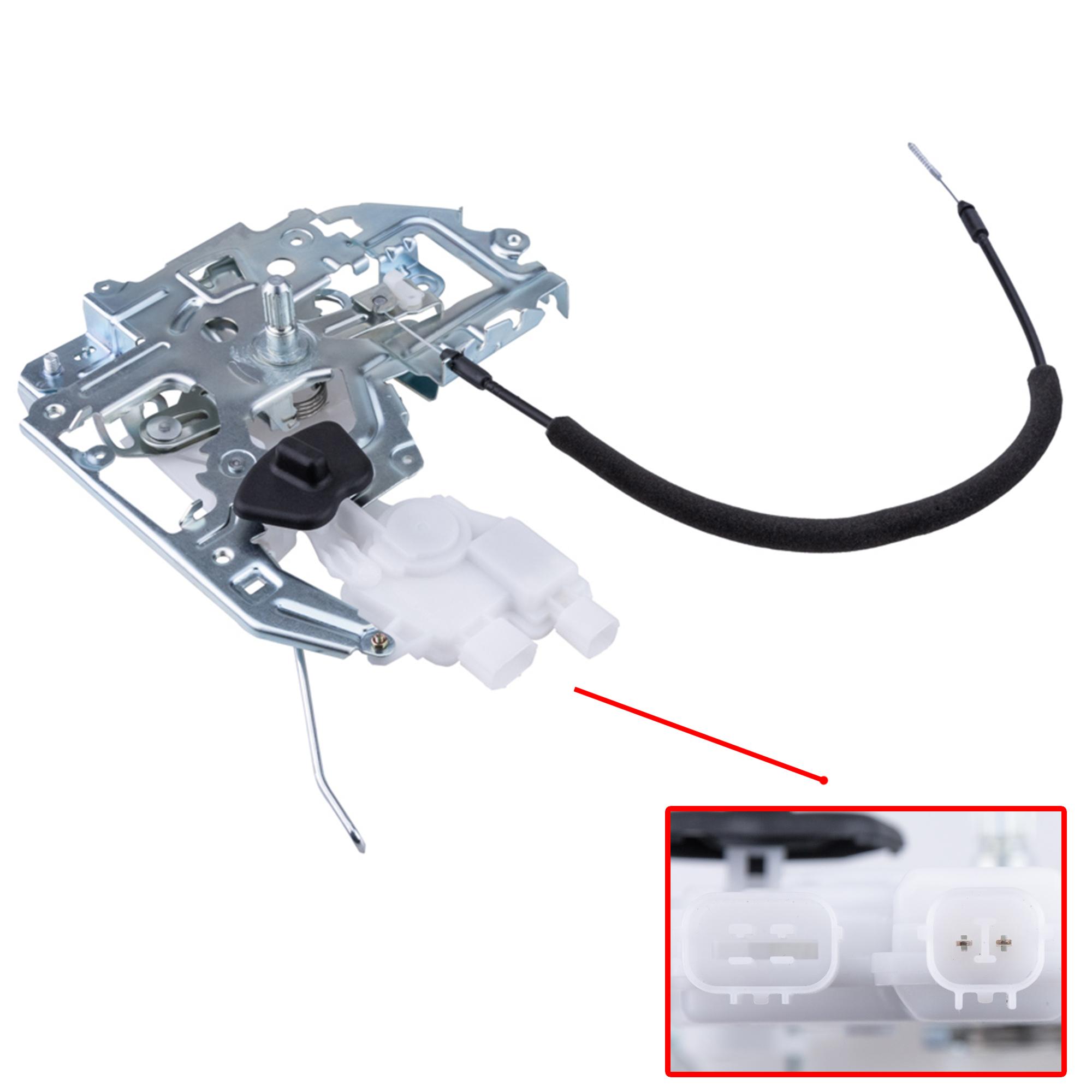Serrure verrouillage de porte battante arrière pour Nissan, Opel, Renault PARTSLINE SC60525
