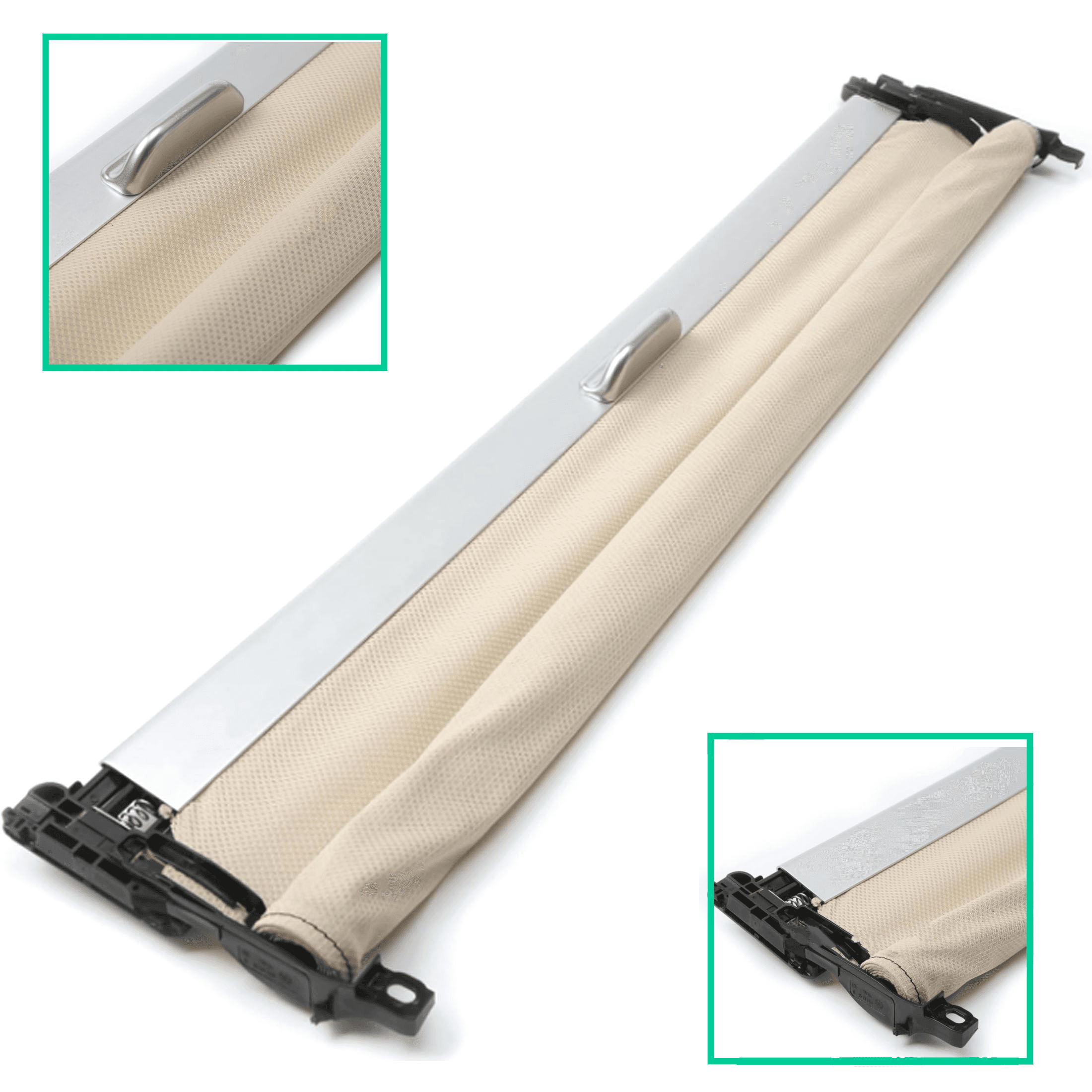 Rideau de toit ouvrant beige pour Audi A1, A3, Q2 PARTSLINE SC60533