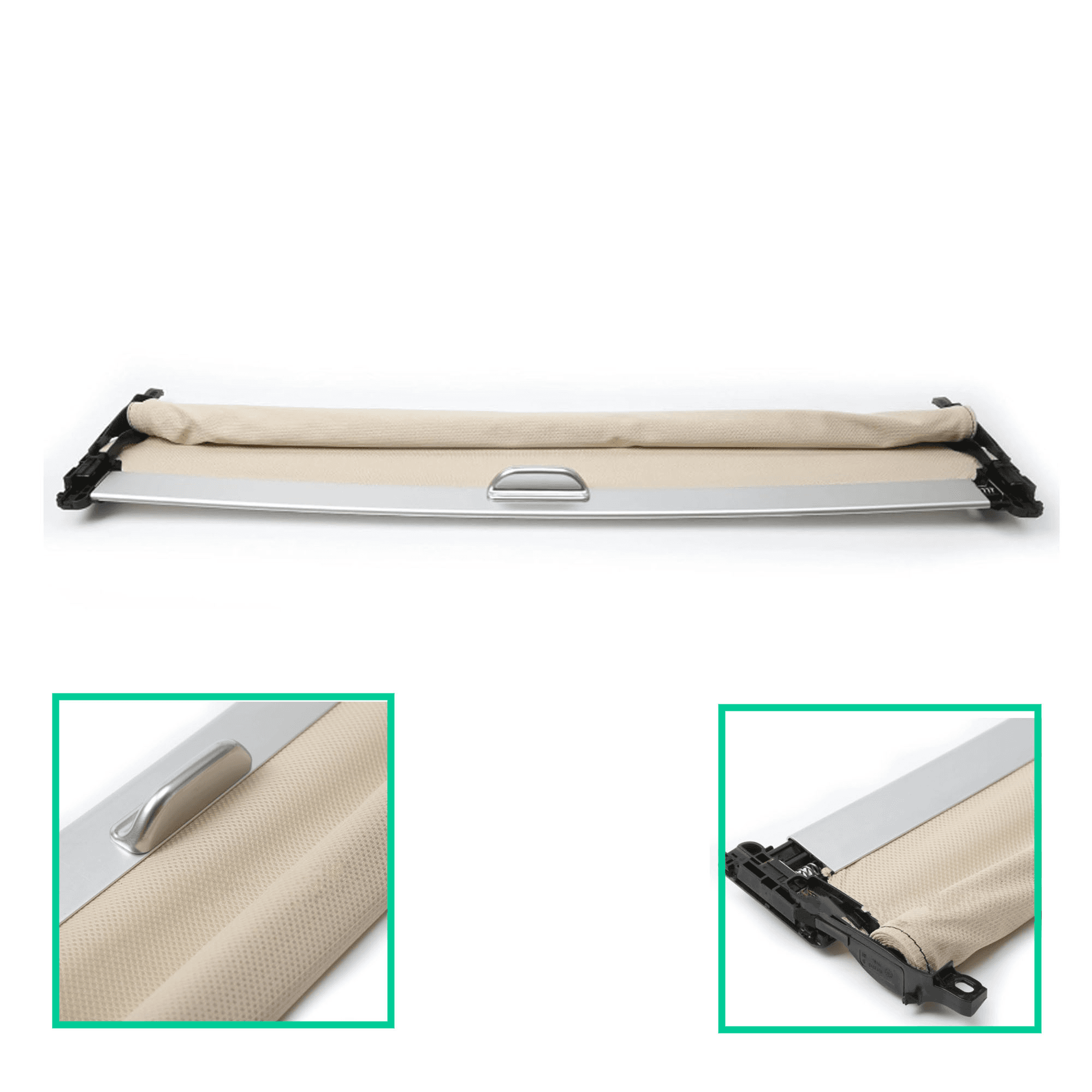 Rideau de toit ouvrant beige pour Audi A1, A3, Q2 PARTSLINE SC60533