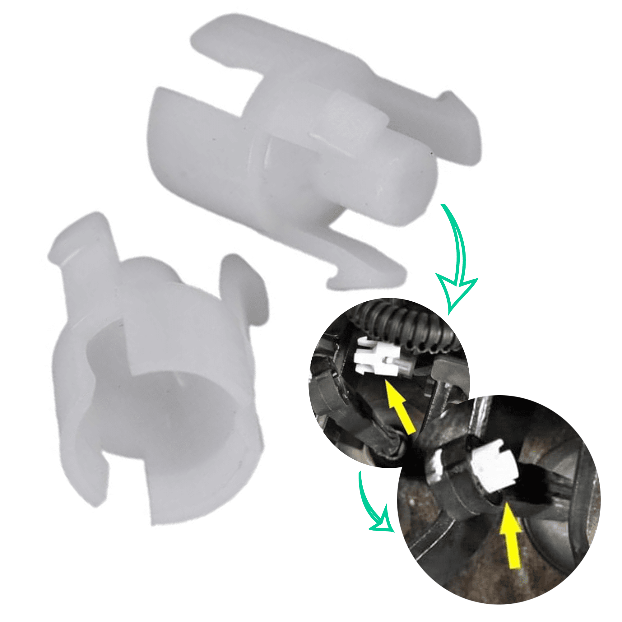 Clip émetteur embrayage pour Citroën C2 C3 C4 C6, Peugeot 307 308 508 2008 3008 PARTSLINE SC60558