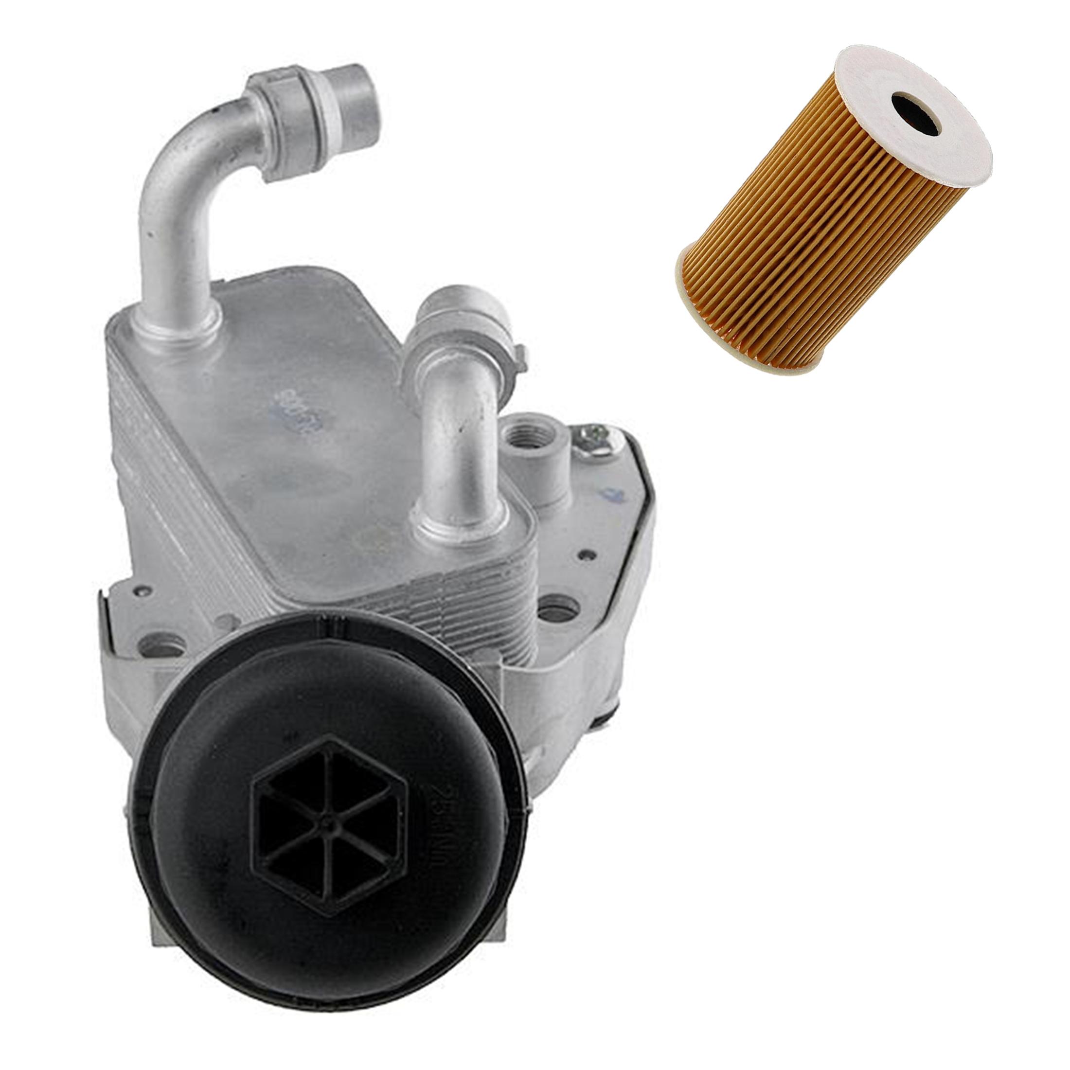 Refroidisseur huile + filtre pour 1.9 TTiD D Mutijet, 2.0 CDTi DDiS JTDM D PARTSLINE SC60631