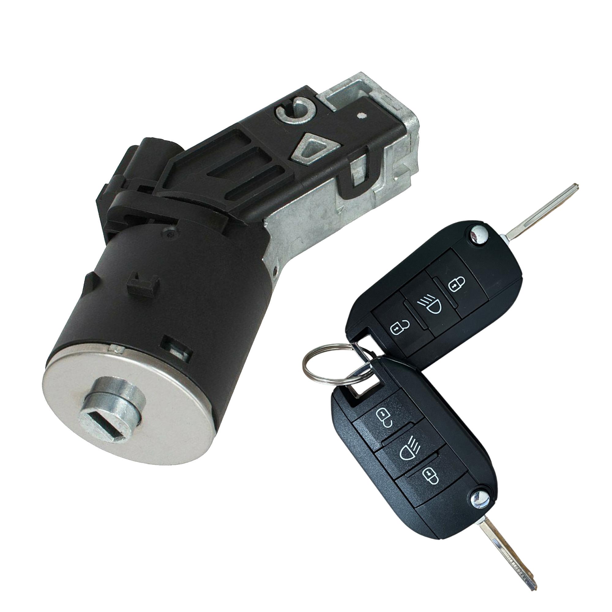 Neiman Antivol de direction avec 2 clés pour 208 2008 C3 C4 308 Partner PARTSLINE SC60779