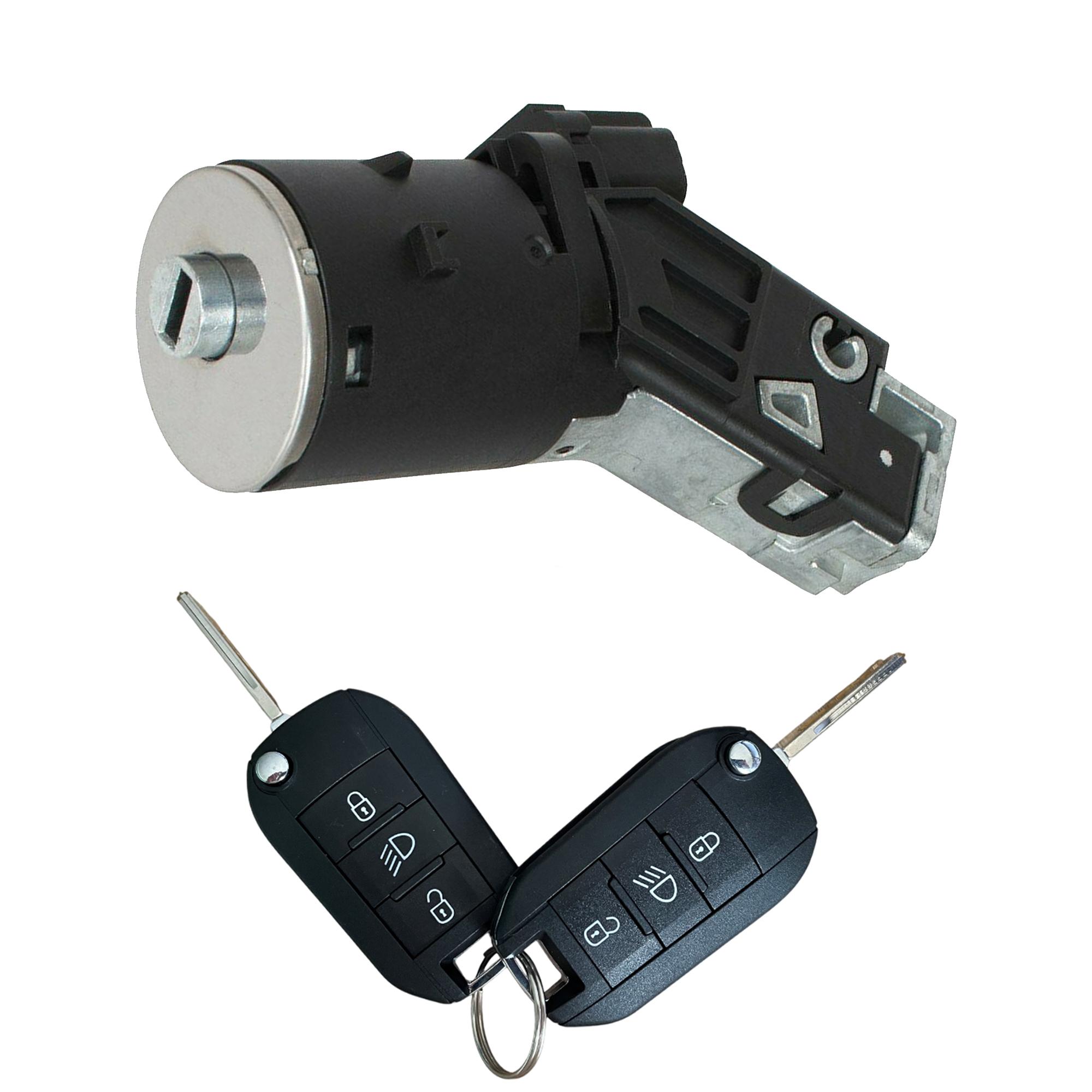 Neiman Antivol de direction avec 2 clés pour 208 2008 C3 C4 308 Partner PARTSLINE SC60779