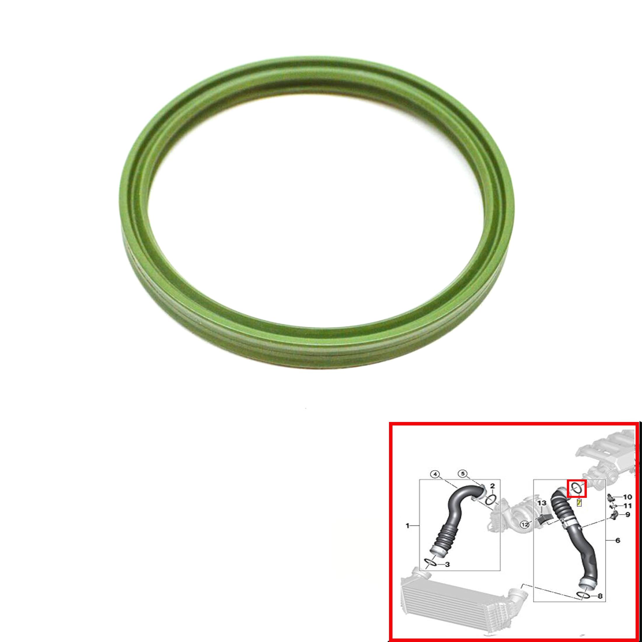Joint de durite de turbo pour Bmw Série 1, 3, 5, 6, 7, X3, X5, X6 PARTSLINE SC60825
