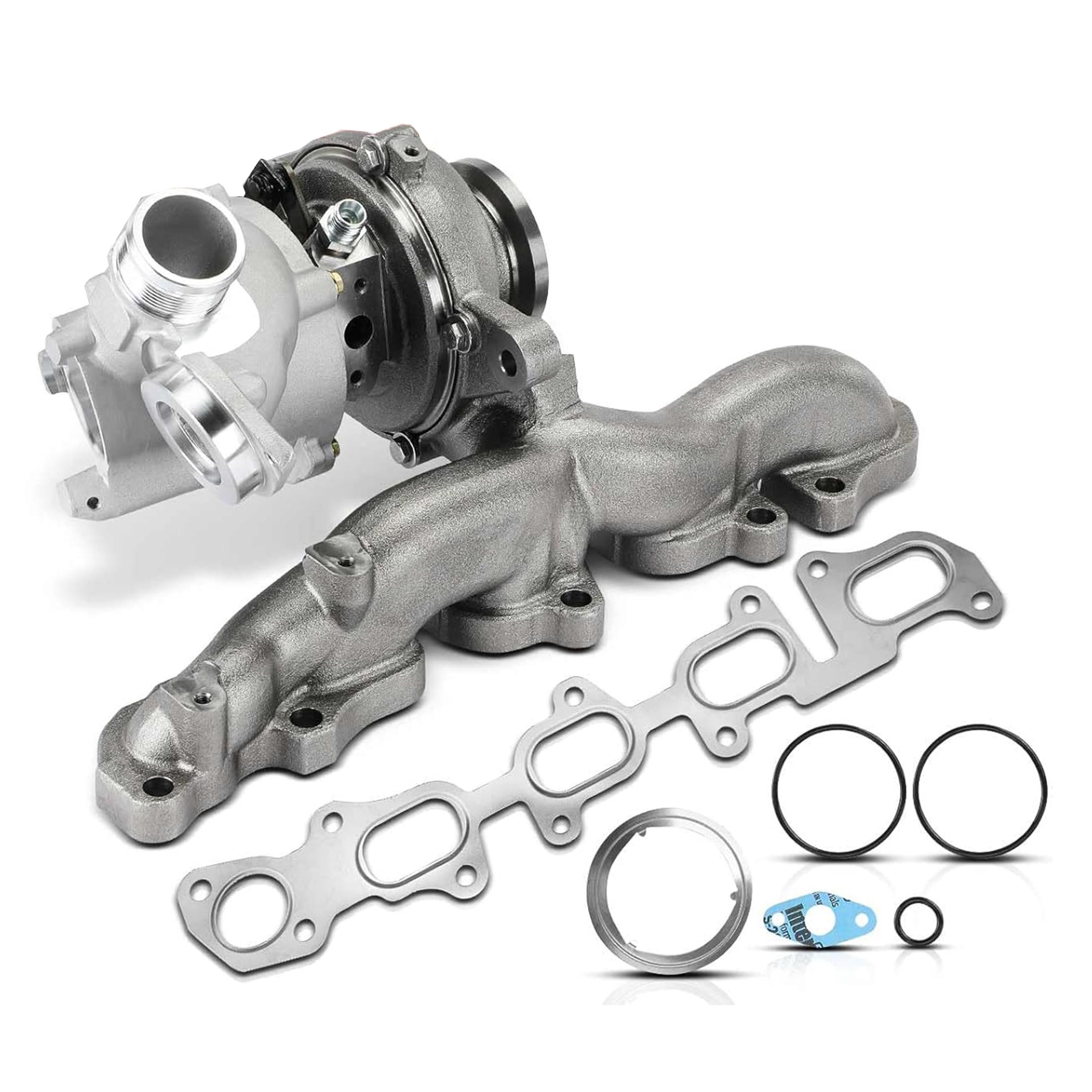 Turbo NEUF avec collecteur pour Audi Seat Skoda VW 2.0 TDI 150 ch CR PARTSLINE SC61096